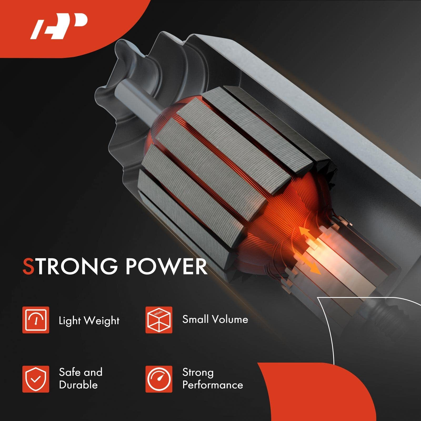 A-Premium Rear Windshield Wiper Motor Compatible With Honda Odyssey 2005 2006 2007 2008 2009 2010, Mini Passenger Van, 4-Pin, Replace 76710Shja01, 76710Shja02