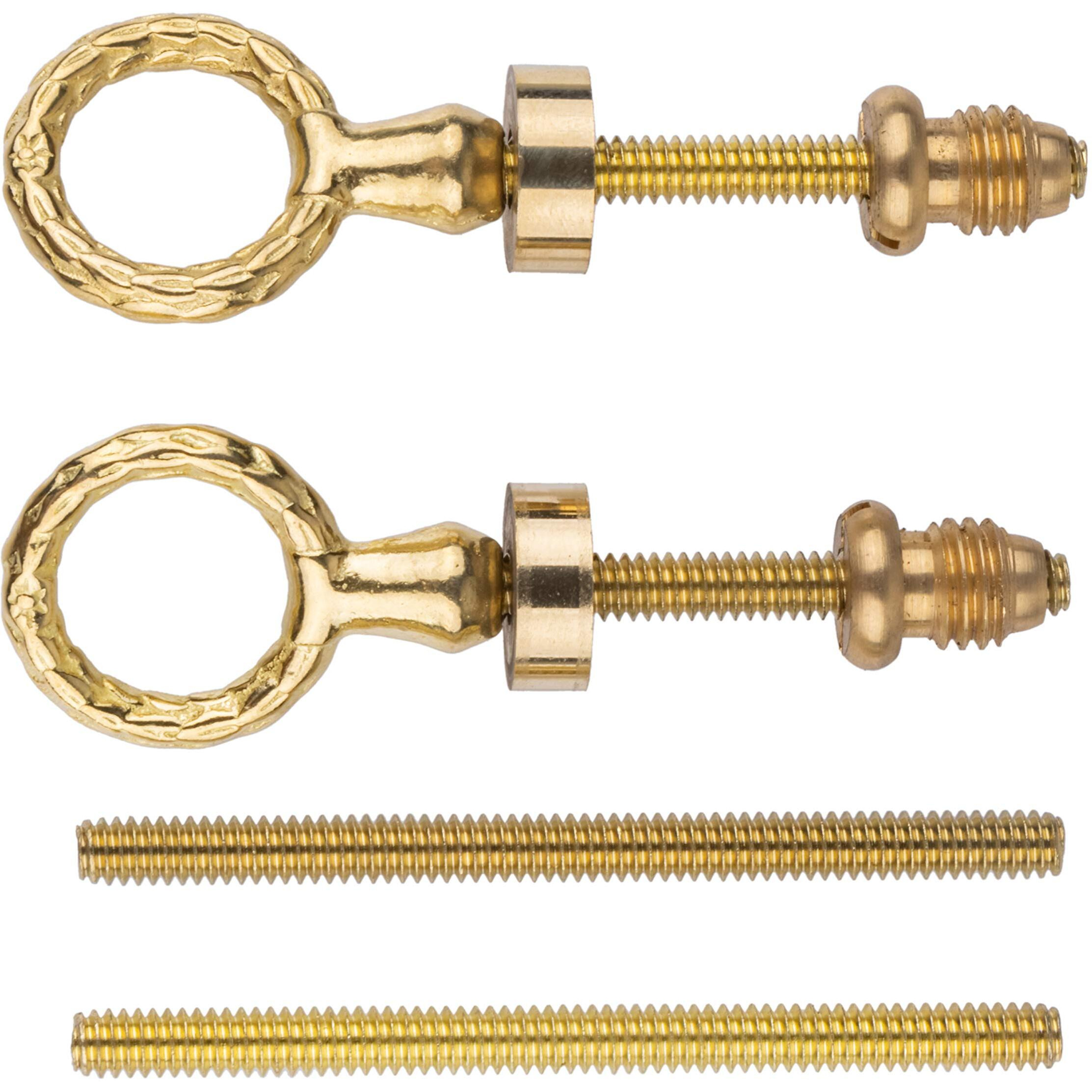 Swing Cheval Mirror Mounting Support Set | Adjustable Mirror Mounting Hardware | Hinge Bolt For Swivel Mirror | Cabinet, Dresser, Vanity Hardware | Ua-751-Mpb