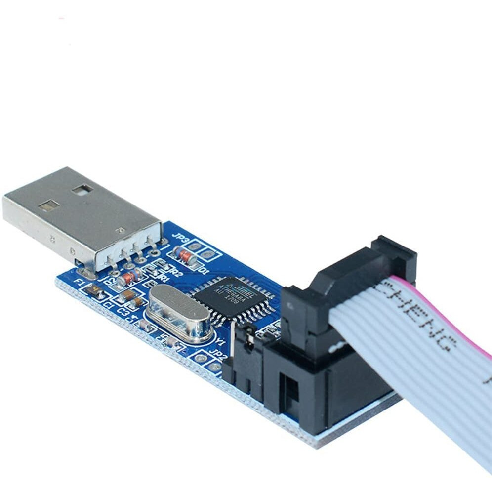Hiletgo 51 Avr Atmega8 Programmer Usbasp Usb Isp 10 Pin Usb Programmer 3.3V/5V With Cable