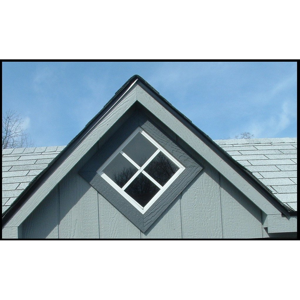 Shed Windows And More Shed Windows 12" X 12" White Flush Mount Safety Glass