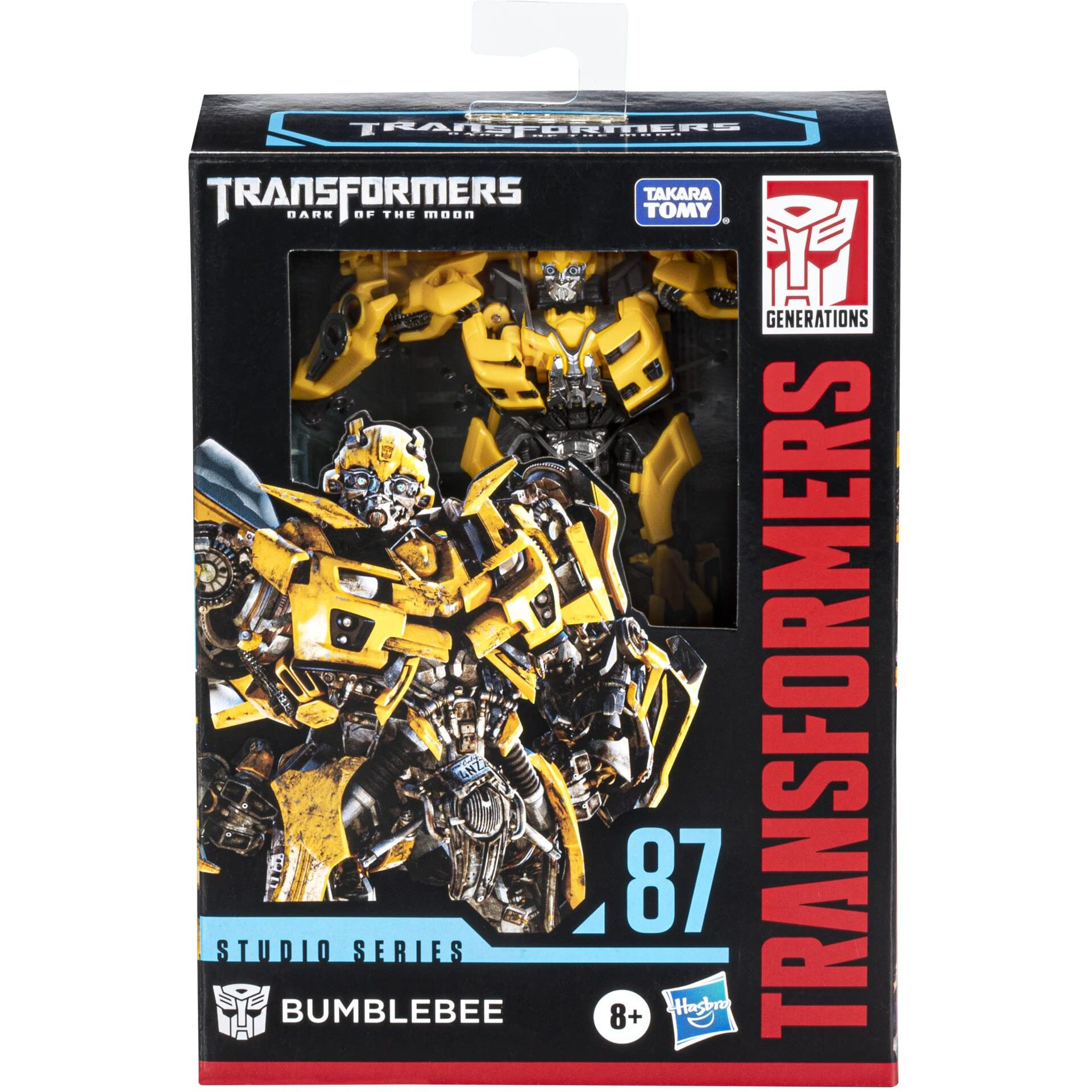 Transformers Toys Studio Series 87 Deluxe Class Dark Of The Moon Bumblebee Action Figure - Ages 8 And Up, 4.5-Inch, Multicolored