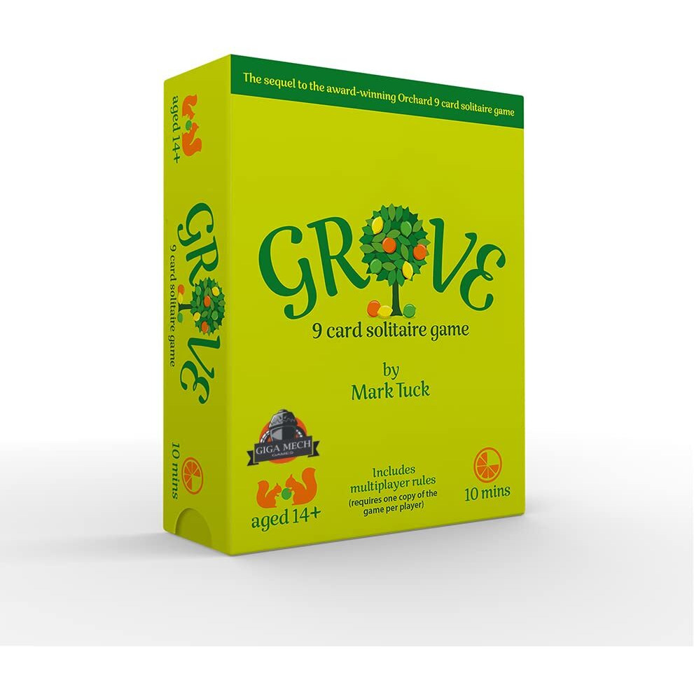 Giga Mech Games Grove A 9 Card Solitaire Game (Grow Your Fruit Grove With The Help, Or Hindrance, Of A Cheeky Squirrel )