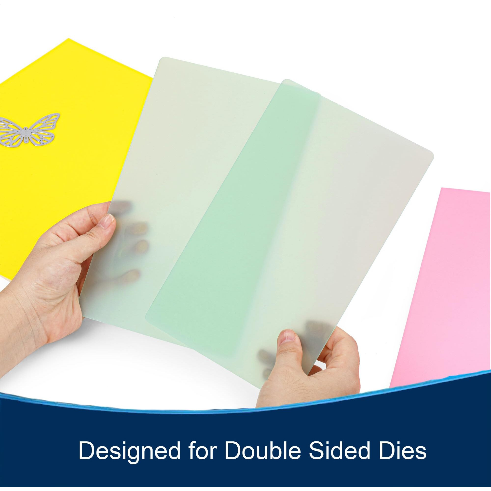 Craftfirst Cutting Plates For Double Sided Dies Die Cutting Machine Accessaries 1 Pair 5.8" X 8.7"