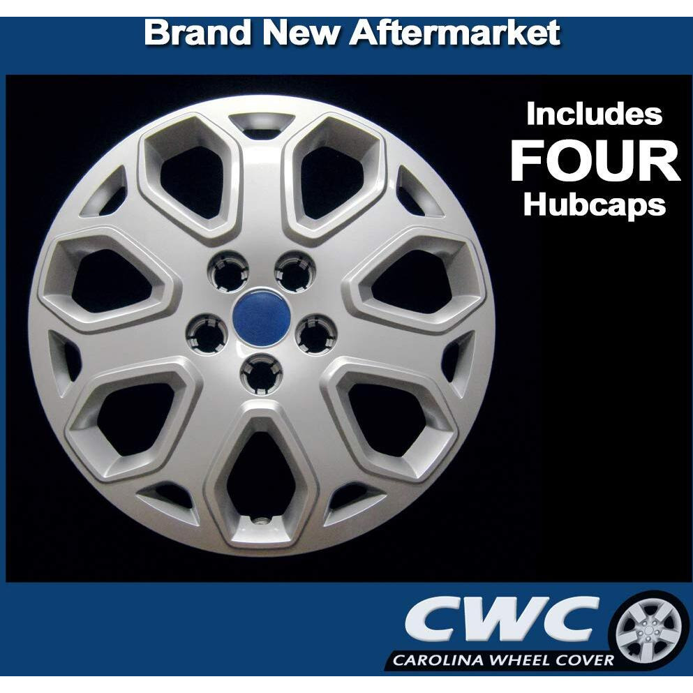Premium Replica Hubcap Set - Replacement For Ford Focus 2012-2014 - Replacement 16-Inch Wheel Cover (4 Pieces)