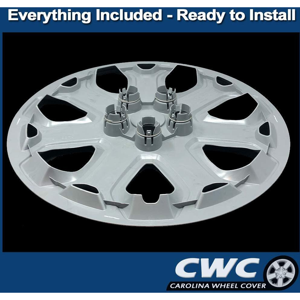 Premium Replica Hubcap Set - Replacement For Ford Focus 2012-2014 - Replacement 16-Inch Wheel Cover (4 Pieces)