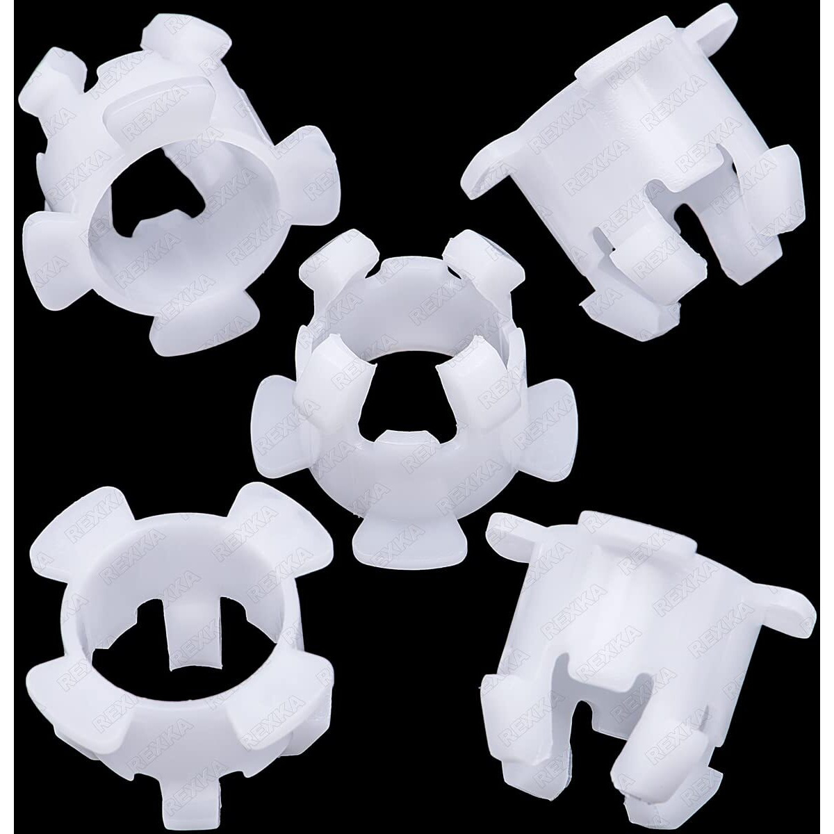 Rexka 5Pcs F-150 Clutch Pedal Shaft Bushing E69Z-7526-A For Ford F150 E69Z7526A F-150 F-250 F-350 Ranger Pickup Bronco