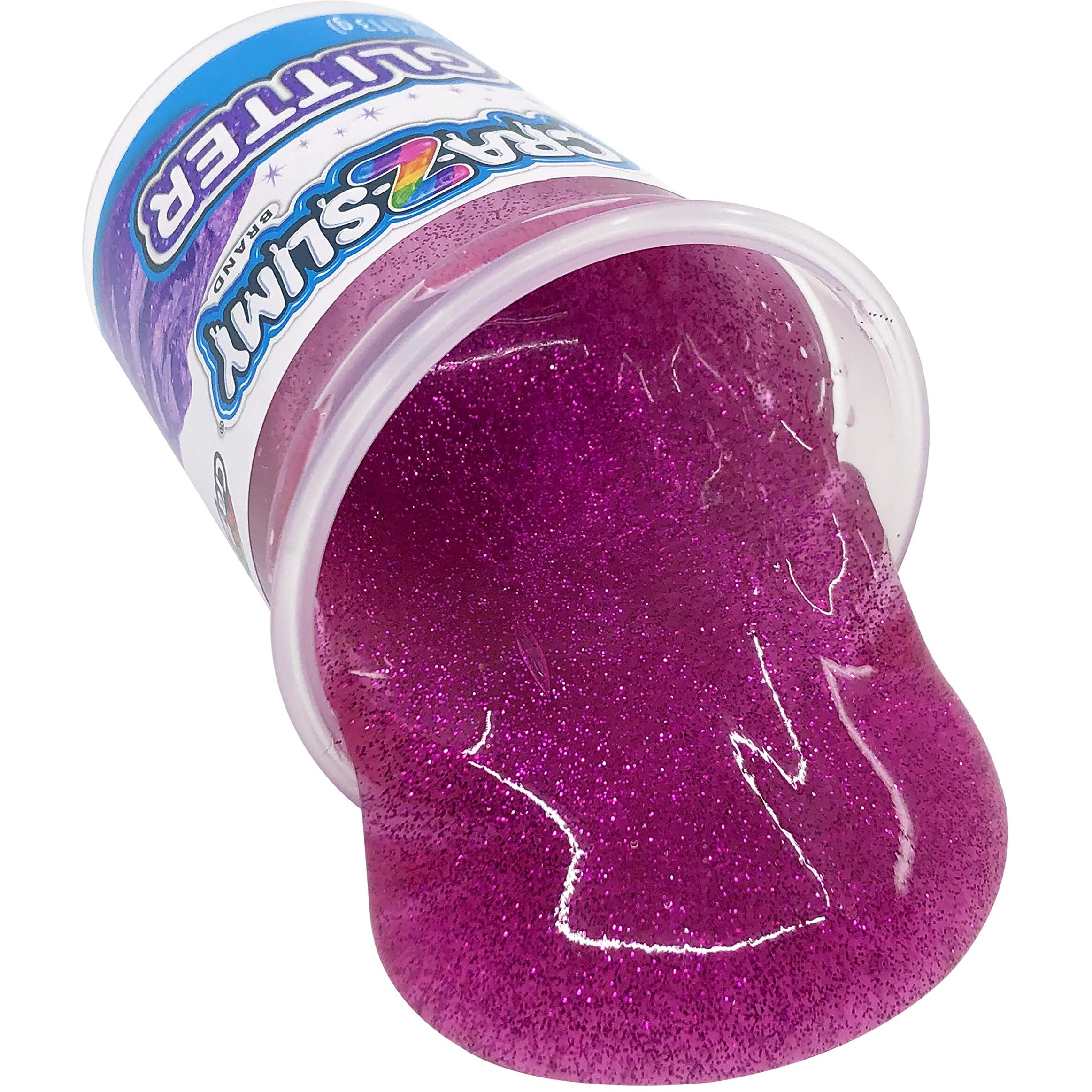 Cra-Z-Slimy 4 Pack Glitter Slime Set - Comes With 3 Colors Of Pre-Made Glitter Slime And Glitter Add-Ins