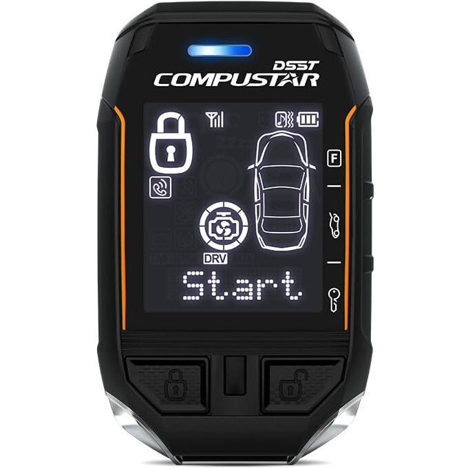 Compustar 2Wssr-T11 2 Way Lcd Dss Replacement Remote Transmitter 3 Mile Range 2Wssrt11