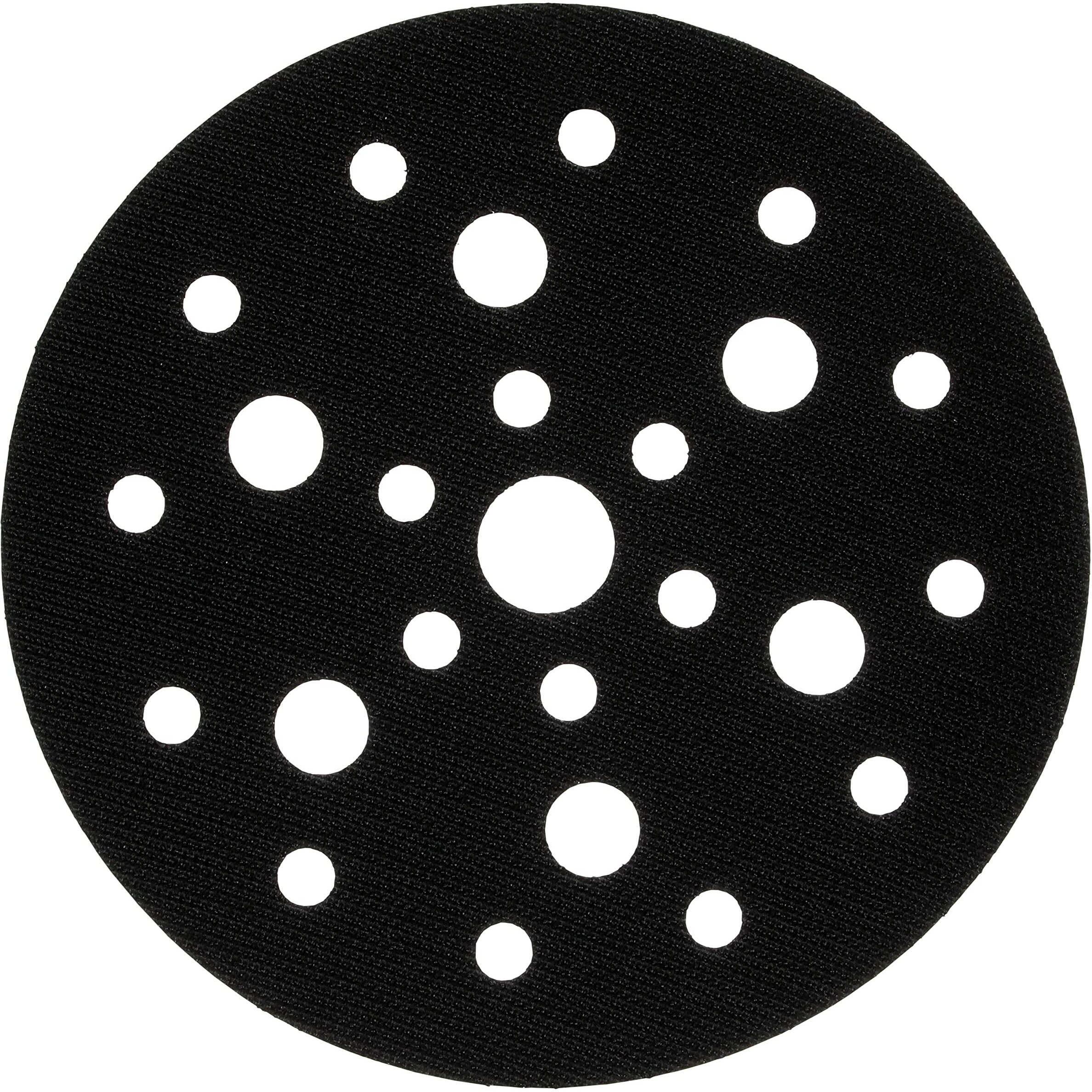 3M Hookit Clean Sanding Disc Pad Hook Saver, 6' With 3/4' Center Hole, 25 Holes, Hook And Loop Attachment - For Use On Vacuum Sanders - 20445, (Pack Of 5)