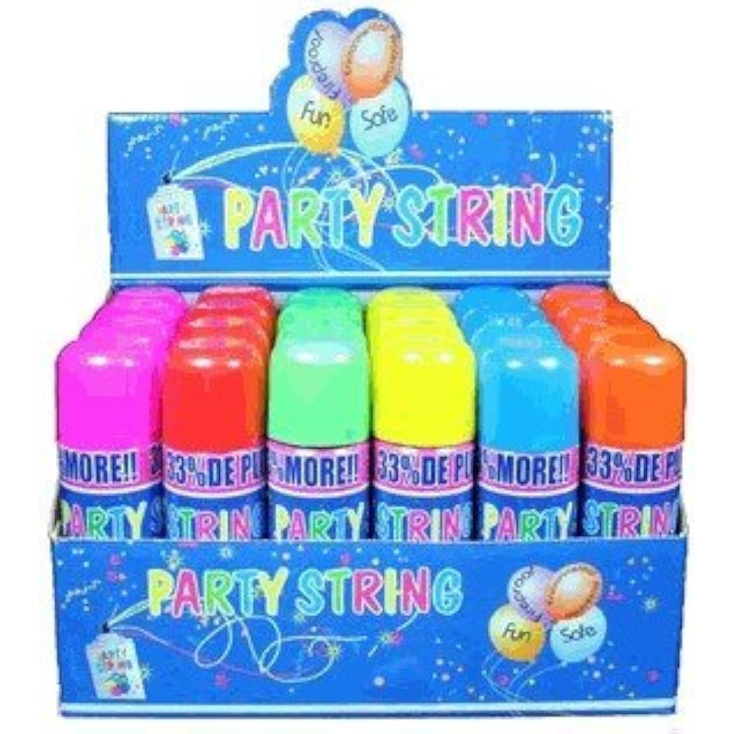 Blue Box Party String - 3 Cans