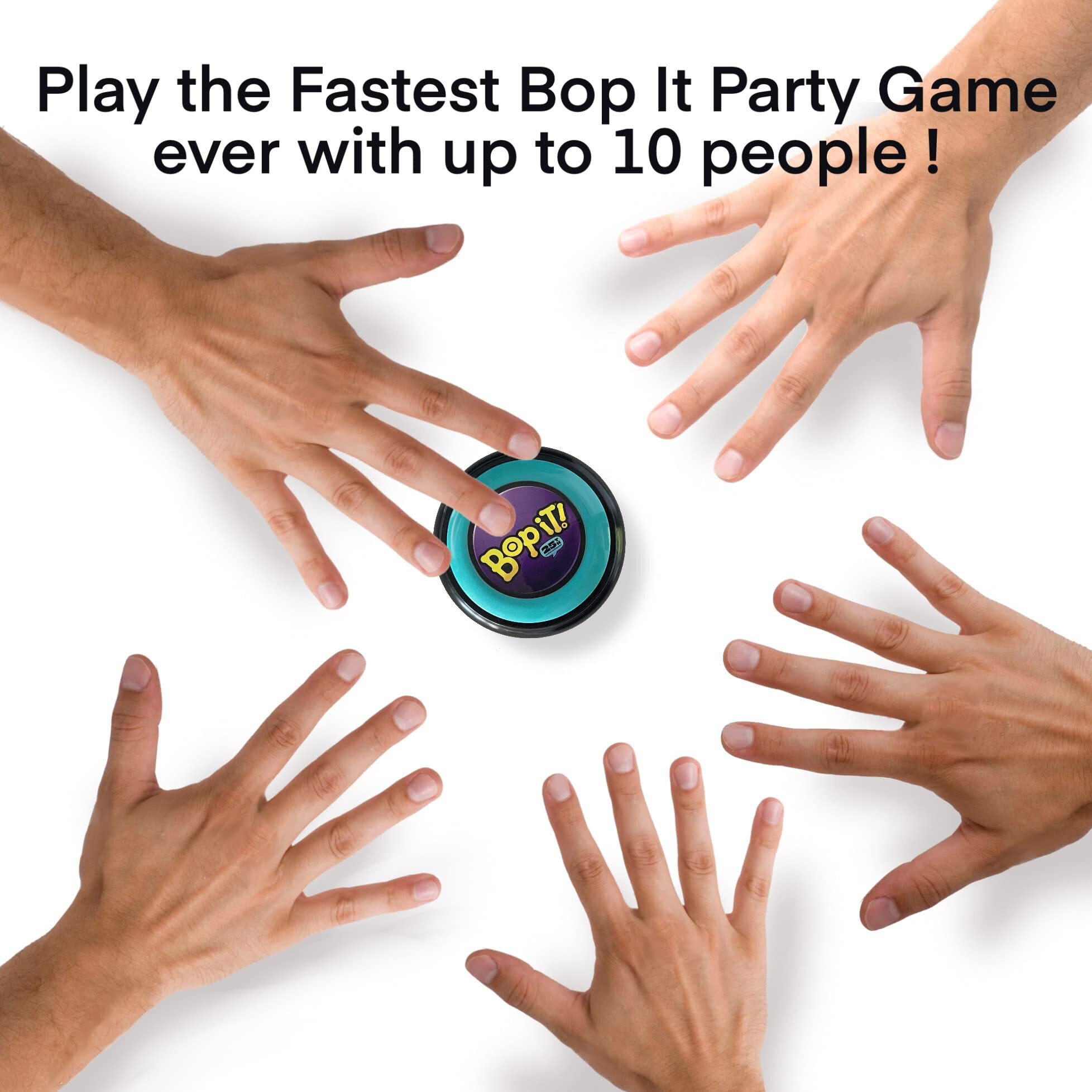 Getmovin Sports - Bop It - Special 25Th Anniversary Inventor Edition, Gift Ready Mailer Box, Retro Throw Back Colors, Perfect Family Game, For Adults, Kids, Girls, Boys, All Ages (Original, 1 Pack)