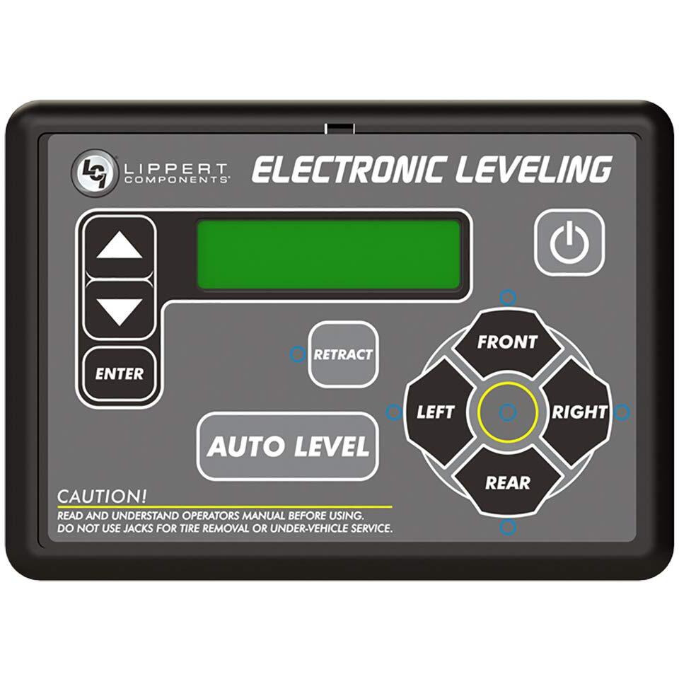 Lippert Ground Control Rv 5Th Wheel And Travel Trailer Leveling System Replacement Touchpad With Auto-Leveling Button - 421484