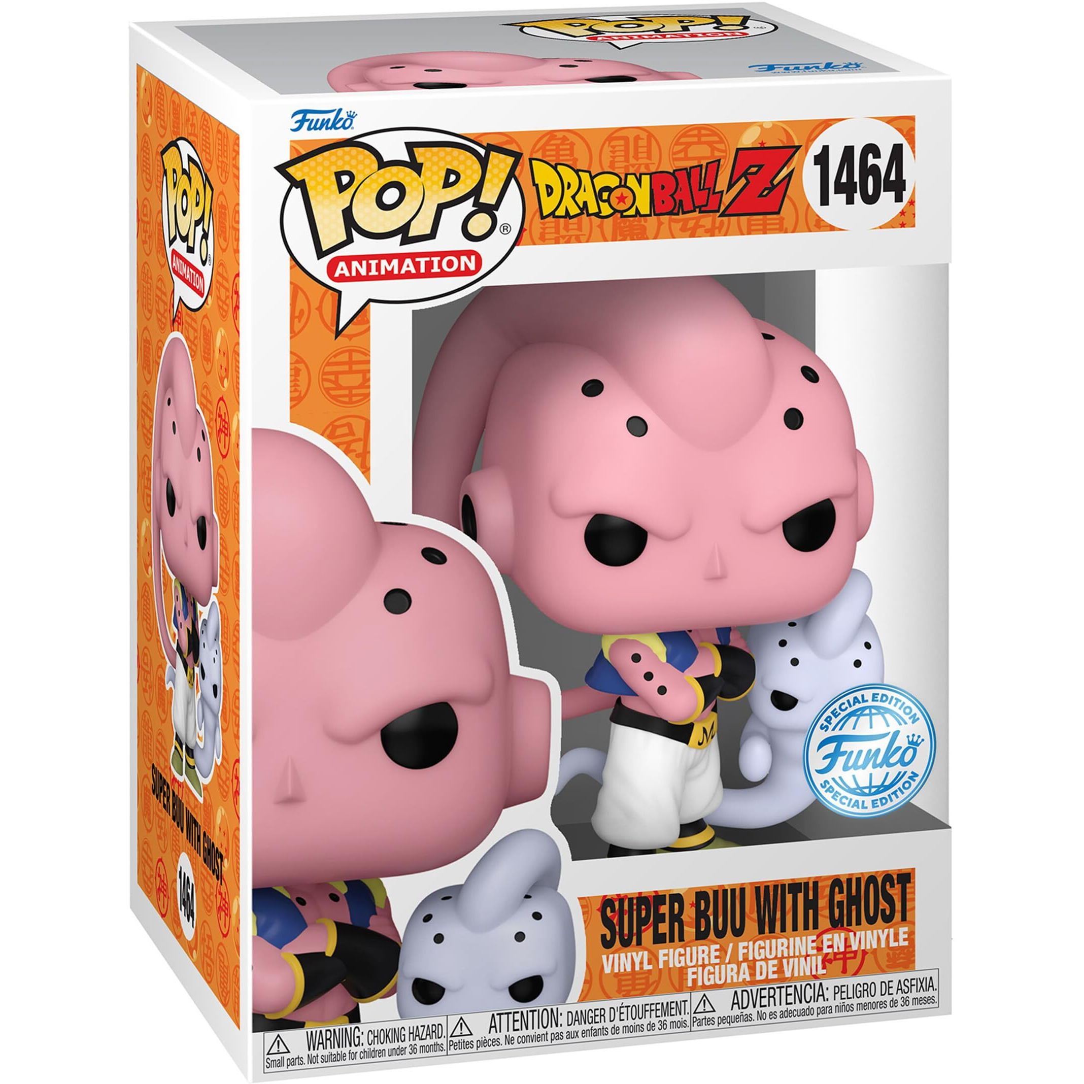 Funko Pop Animation Dragon Ball Z - Majin Buu (Super Buu Form) Ghost Attack - Special Edition Multicolor Exclusive 1464 (Special Editon) - Common Only
