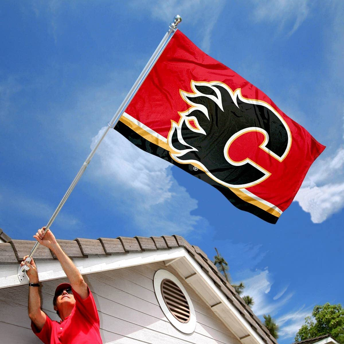 Calgary Flames Flag 3X5 Banner