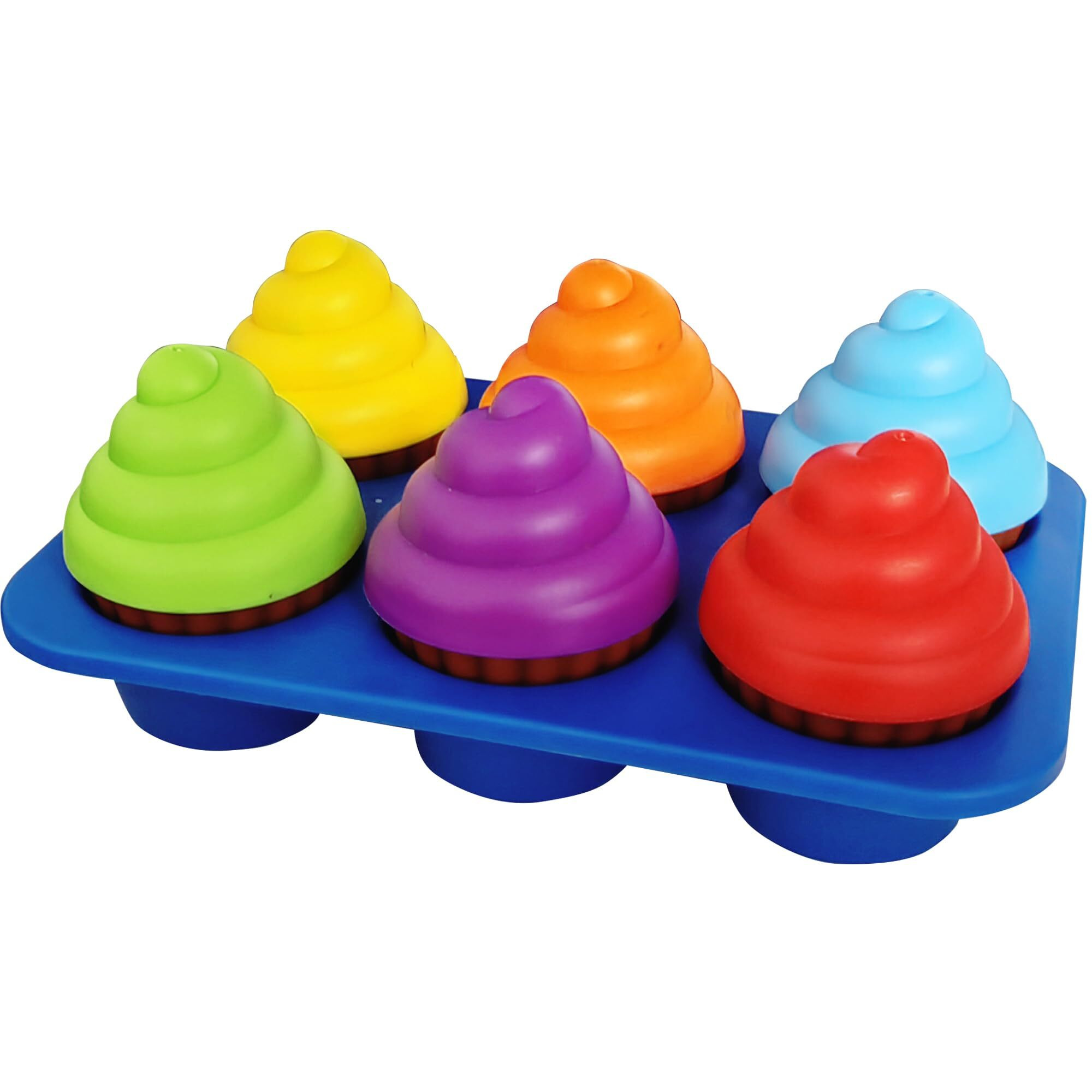 Cupcake Toy Toddler Toy Learning Colors And Shape-Shape Sorting Toys For Toddlers-Geometry Manipulatives Toddler Sensory Toys For Toddlers 1-3 - Toddler Montessori Toys For 18 Month Old Girls Boys