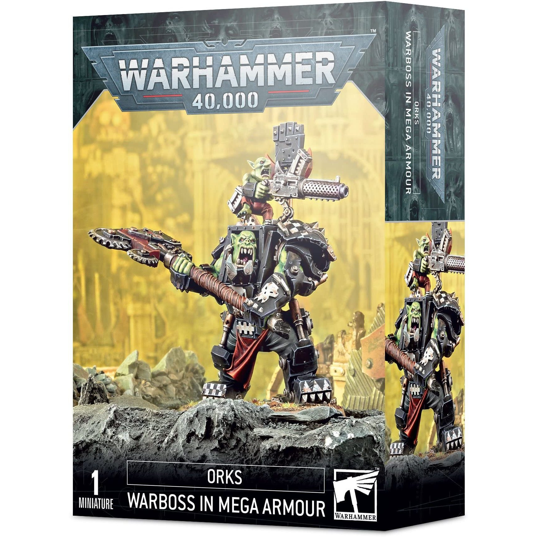 Games Workshop - Warhammer 40,000 - Orks Ork Warboss In Mega Armour