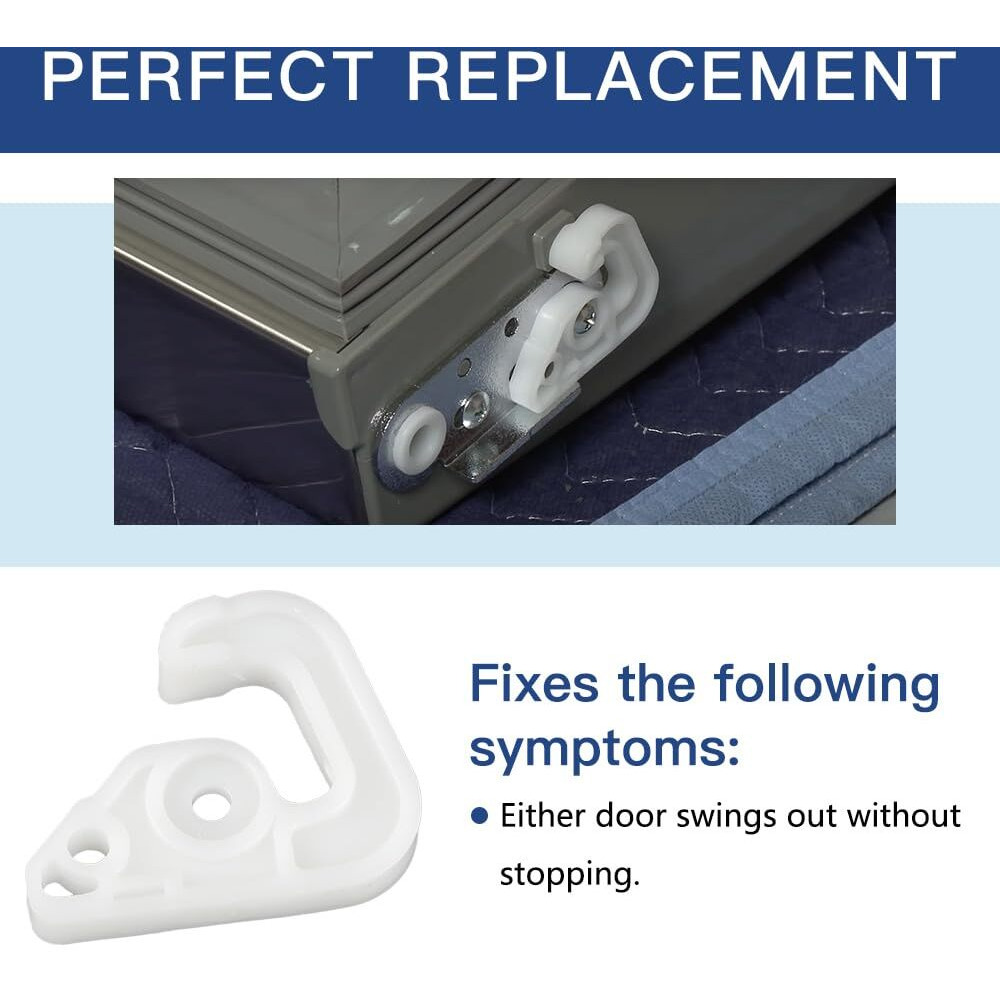 2Pcs 4620Jj2009A Refrigerator Door Stopper For Lg Electronics & Kenmore, Door Stop Latch Replacement Part