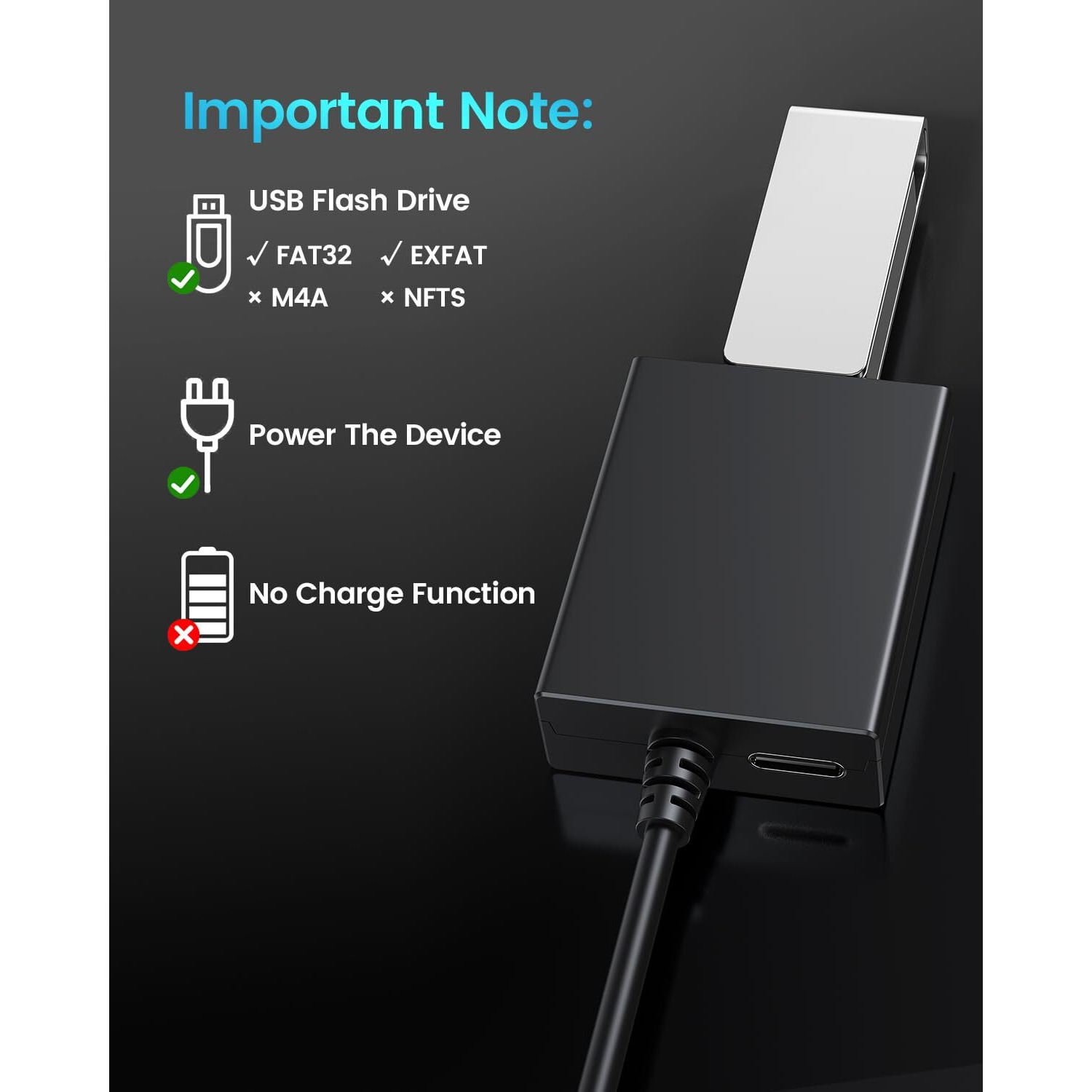 Andtobo Usb To Aux Audio Adapter, 3.5Mm Male To Usb Female For Playing Music With Usb Drive In Your Car