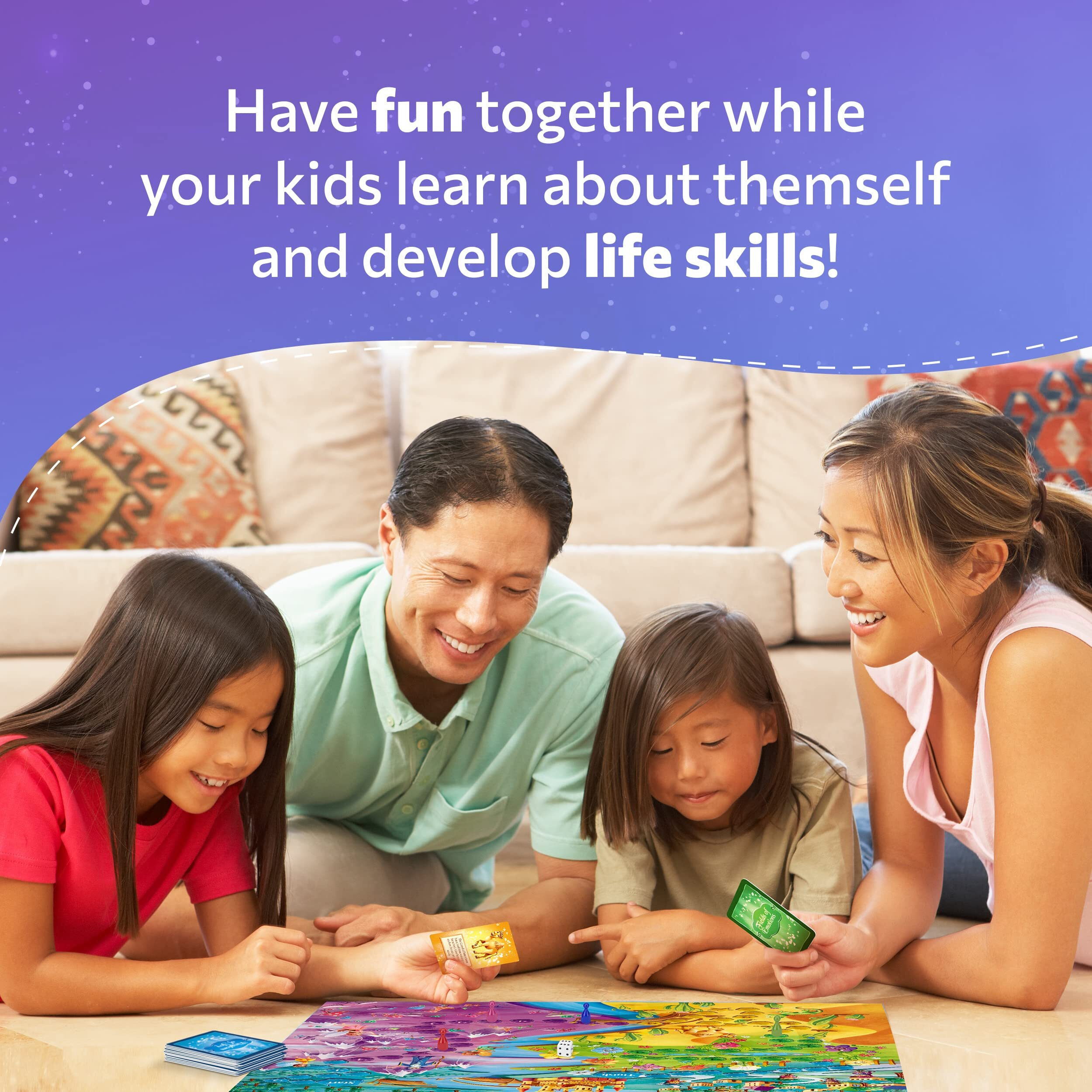 Cbtrail Therapy Game For Kids - Cbt Emotional Game To Develop Social Skills And Emotional Intelligence - Recovery Board Game For Counselors, Anger, Occupational And Group Therapy, Adhd, And Autism