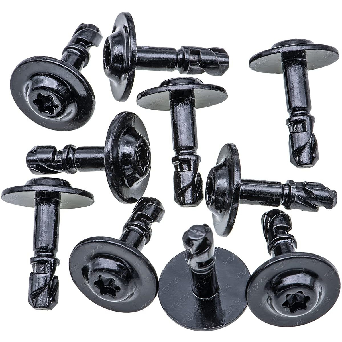 Rexka 10Pcs Fender Liner Splash Shield Bumper Cover Screw 8W0805121 For Audi B8 A4 A5 A6 C7 A7 A8 Q3 Q5 Q7 S4 S5 S6 S7