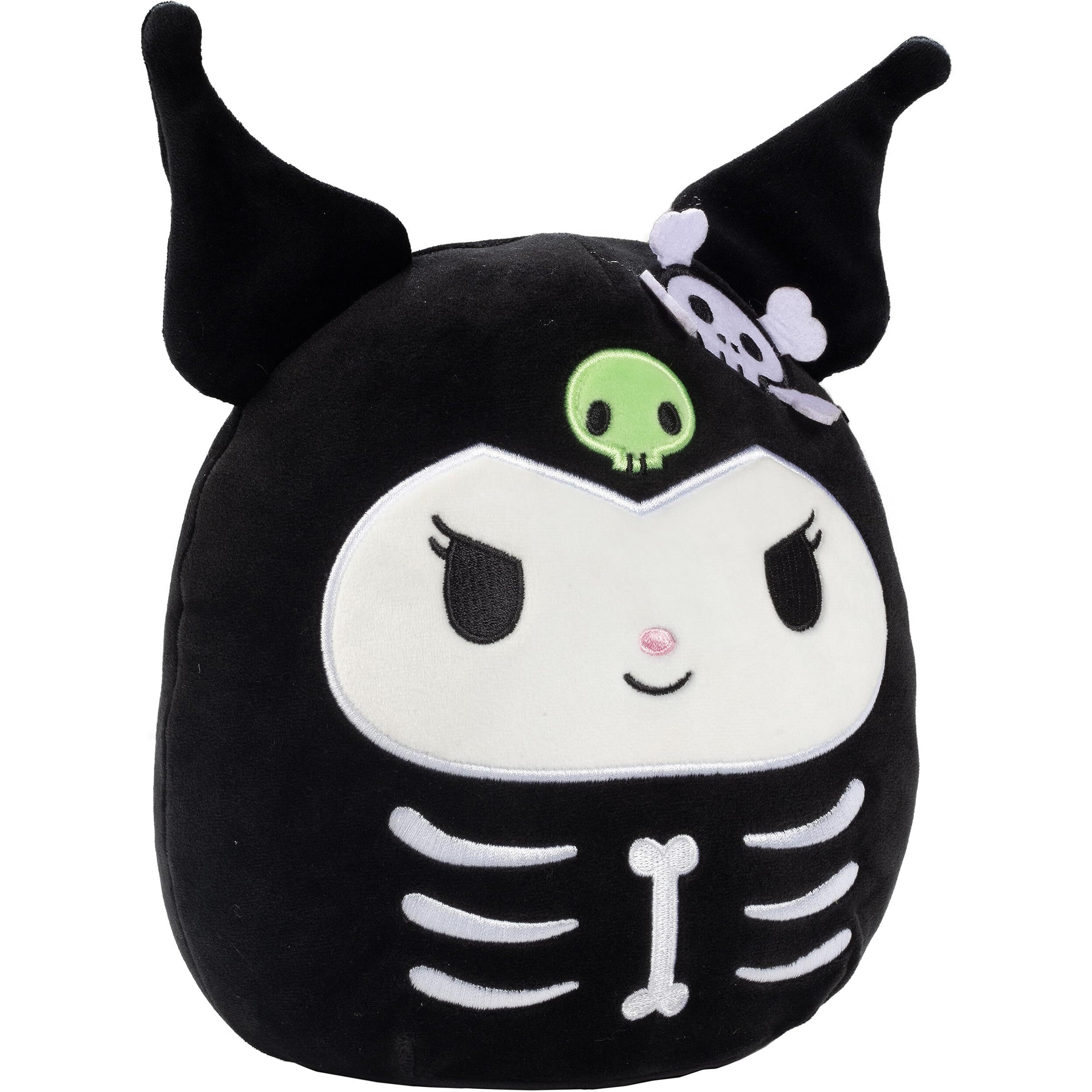 Squishmallows 8" Skeleton Kumori - Officially Licensed Kellytoy Halloween Sanrio Plush - Collectible Soft & Squishy Stuffed Animal Toy - Add To Your Squad - Gift For Kids, Girls & Boys - 8 Inch