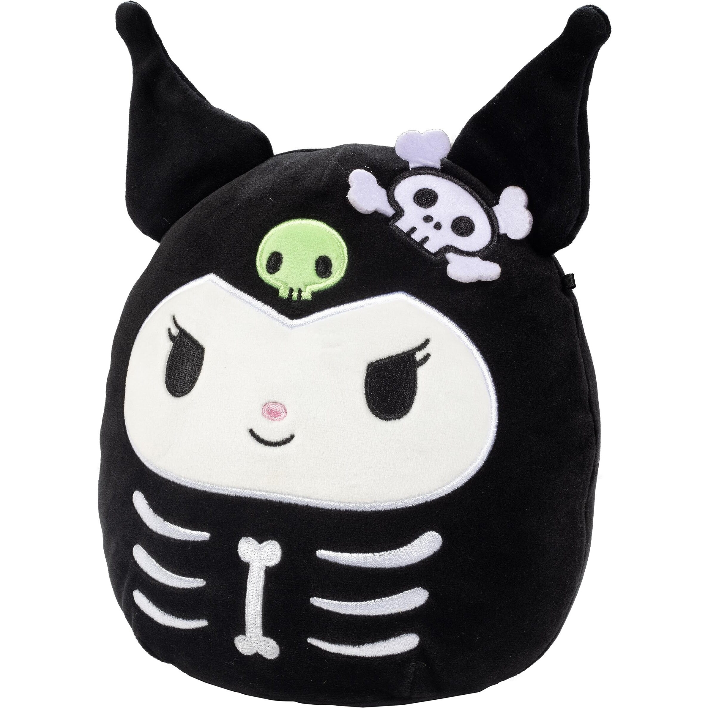 Squishmallows 8" Skeleton Kumori - Officially Licensed Kellytoy Halloween Sanrio Plush - Collectible Soft & Squishy Stuffed Animal Toy - Add To Your Squad - Gift For Kids, Girls & Boys - 8 Inch