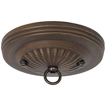 B&P Lamp Antique Bronze Canopy Kit