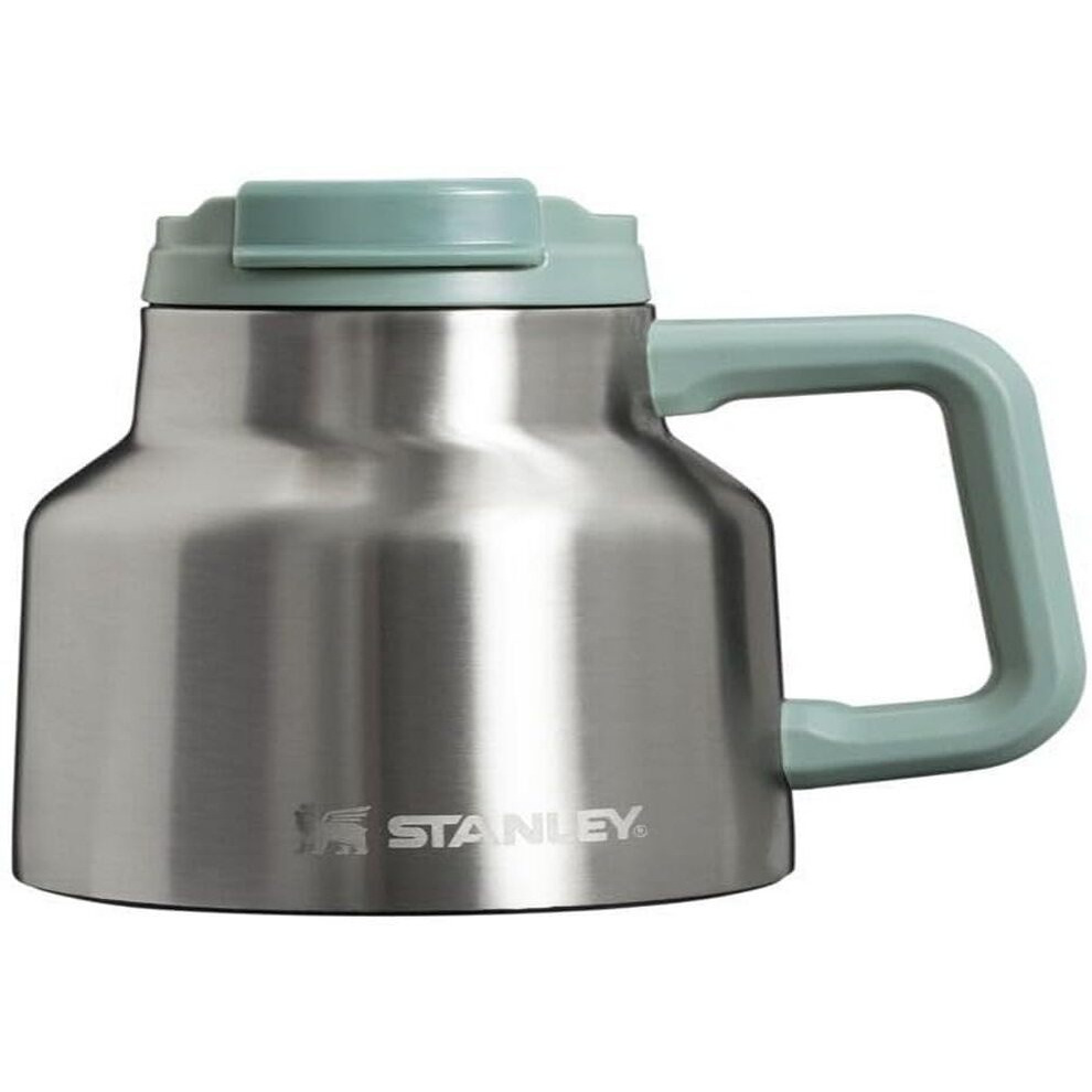 Stanley The Tough-To-Tip Admiral's Mug Hammertone - Non-Spill Coffee Mug, Durable Design For Busy Mornings And Office Hours - 20 Oz - Stainless Steel