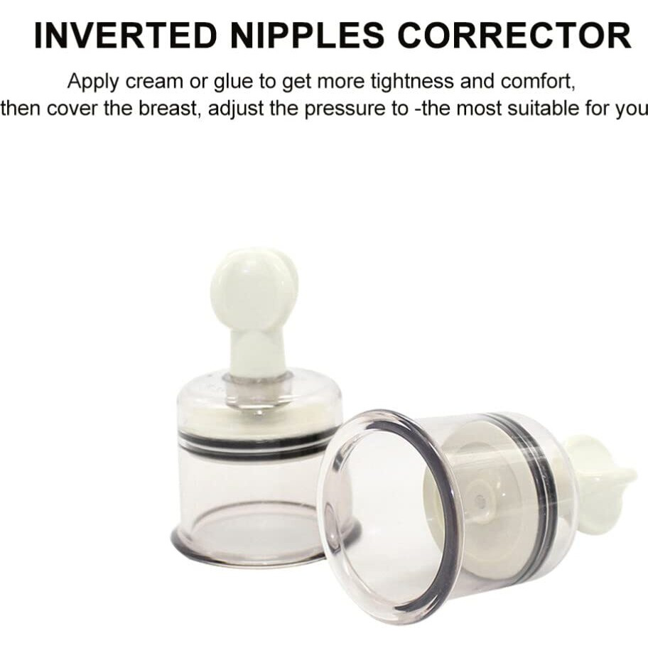 4Pcs Nipple Sucker Inverted Nipples Corrector Women Breast Suction Cup For Flat Nipples Breastfeeding Female Supplies
