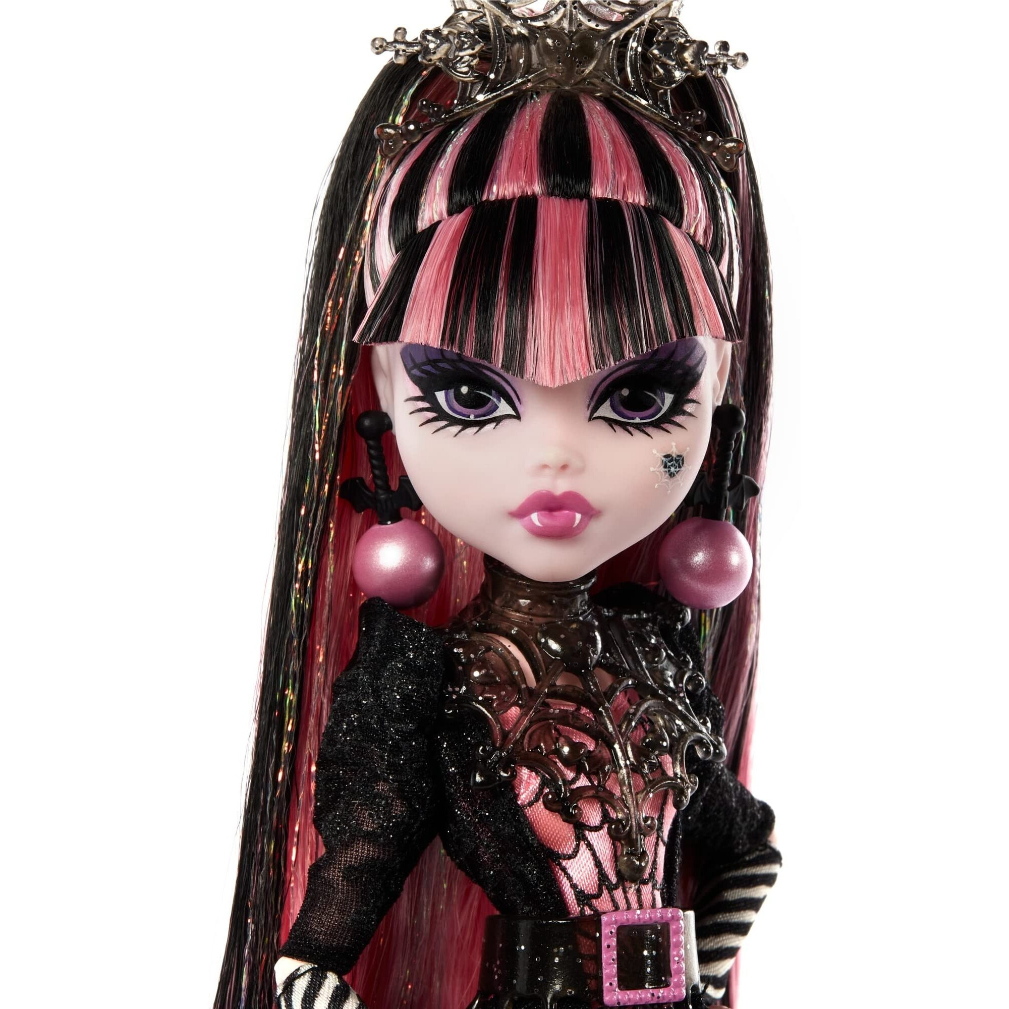 Monster High Draculaura Doll, Special Howliday Edition, Pink And Black Gown, High Fashion, Holiday Collection, Gifts For Girls And Boys