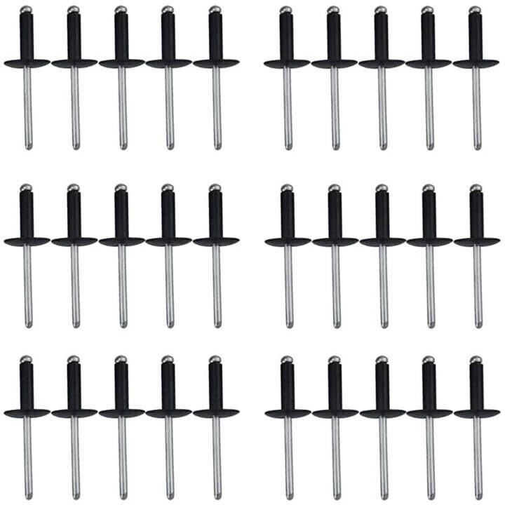 Huthbrother 3/16 Steel Pop Rivet 293150104, Compatible With Ski-Doo/Sea-Doo/Can-Am 390409600 390907700, 30 Pack