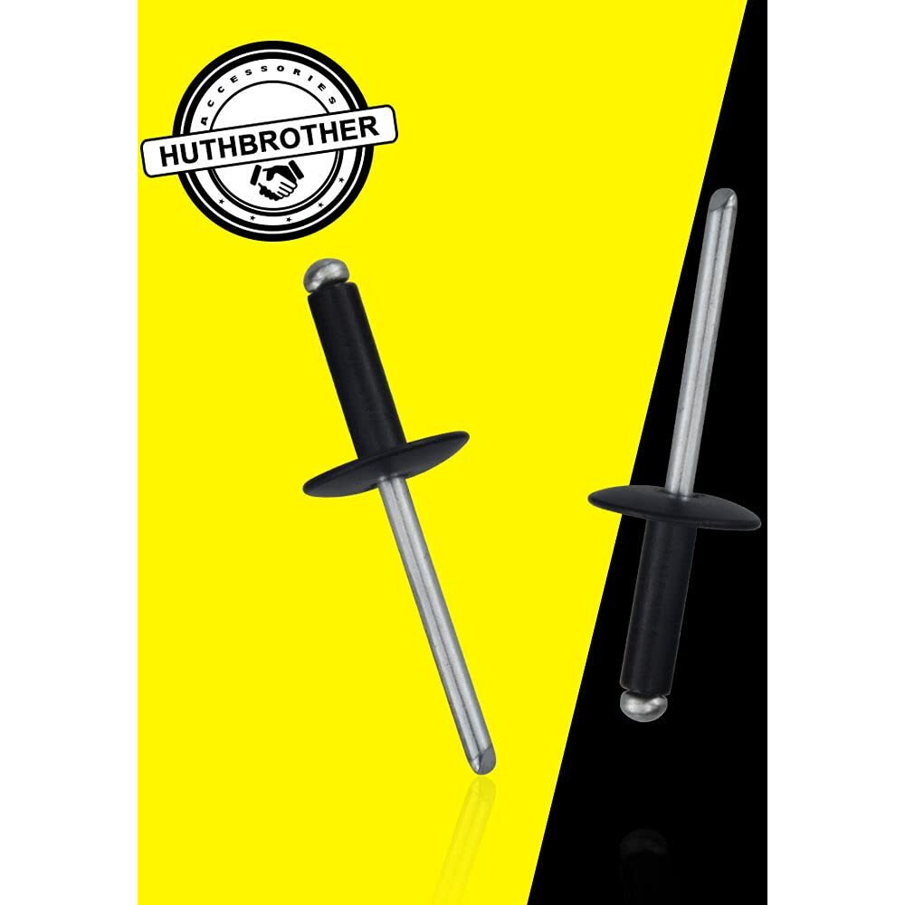 Huthbrother 3/16 Steel Pop Rivet 293150104, Compatible With Ski-Doo/Sea-Doo/Can-Am 390409600 390907700, 30 Pack