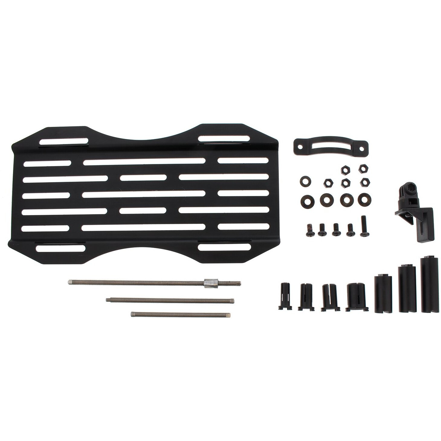 Pilot Automotive Sports Lpr-100 Universal Front License Plate Tow Hook Relocation Mounting Kit Black 12.75 Inch