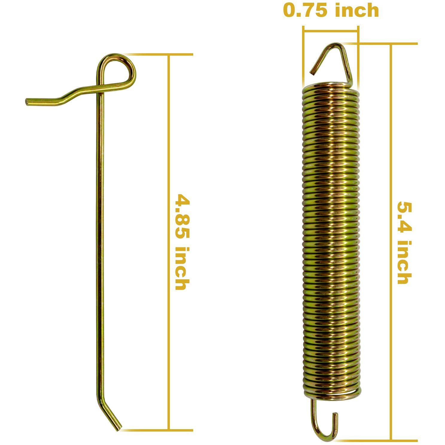 675611, Dishwasher Door Spring 2 Pack Kit Fits Roper, Kenmore, Whirlpool