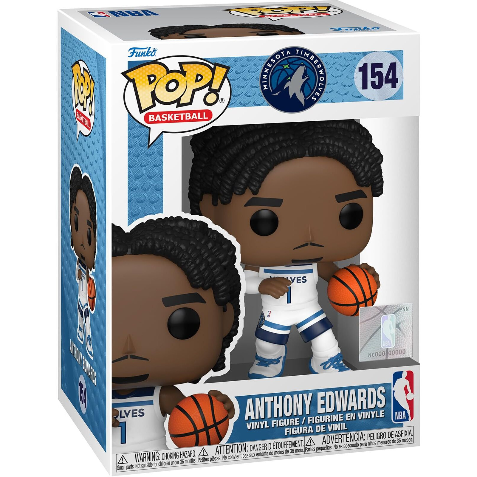 Funko Pop Nba Minnesota Timberwolves - Anthony Edwards