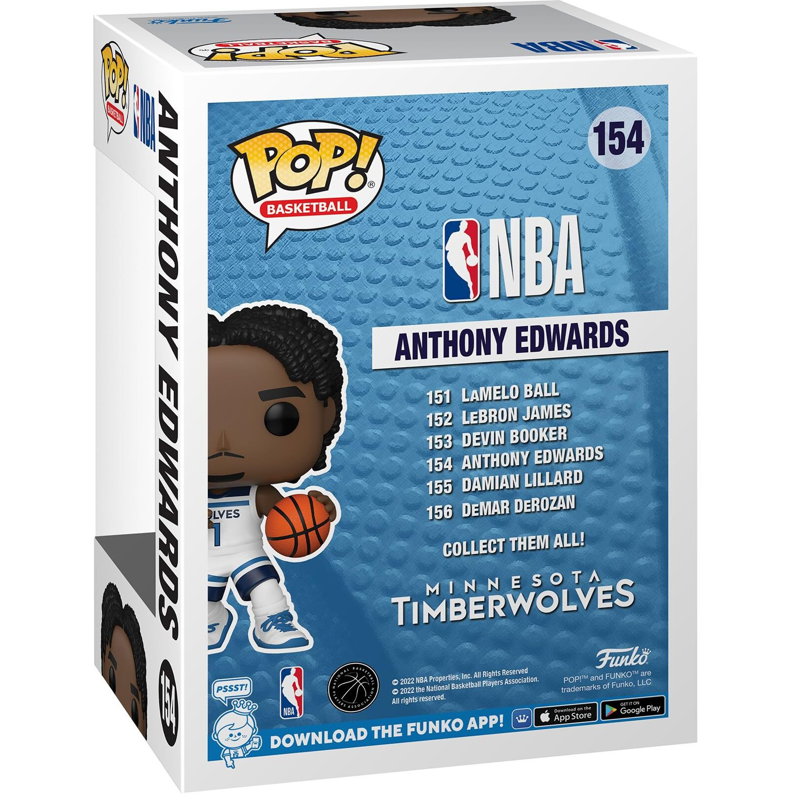 Funko Pop Nba Minnesota Timberwolves - Anthony Edwards