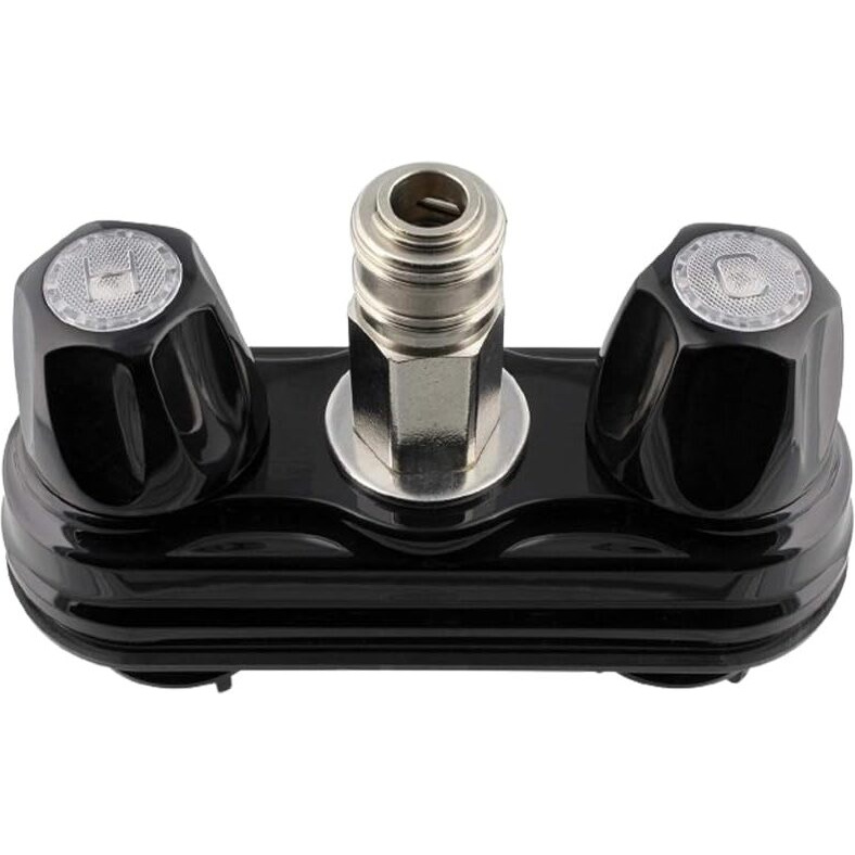 Empire Faucets Rv Outside Shower Valve Kit - 4 Inch Quick Connect Valve And Rv Outdoor Shower Faucet In Black