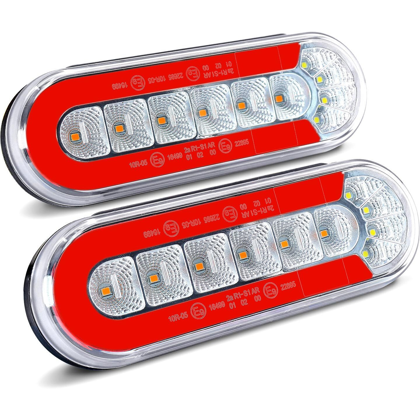 Agrieyes Halo Wireless Trailer Lights, 2 Mounting Options Magnetic Trailer Light For Towing, Portable Led Tow Lights Kit For Trucks, Boat, Rv