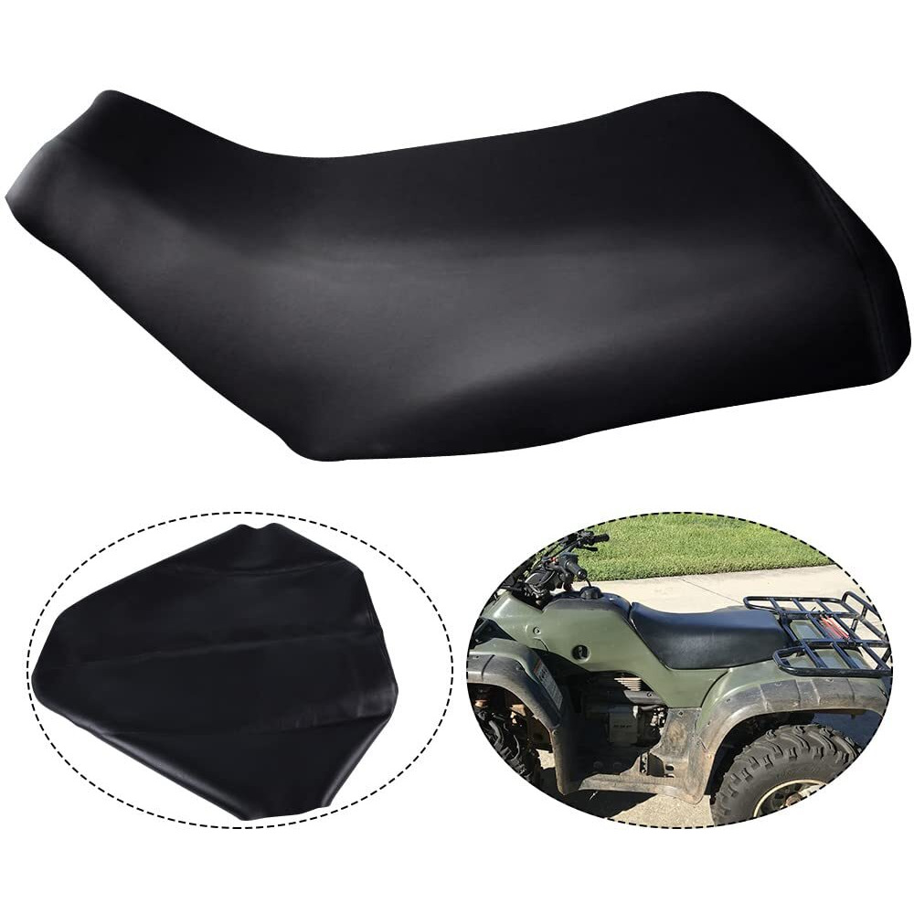 Pit66 Seat Cover, Compatible With 1997-2004 Honda Foreman 400-450 Black