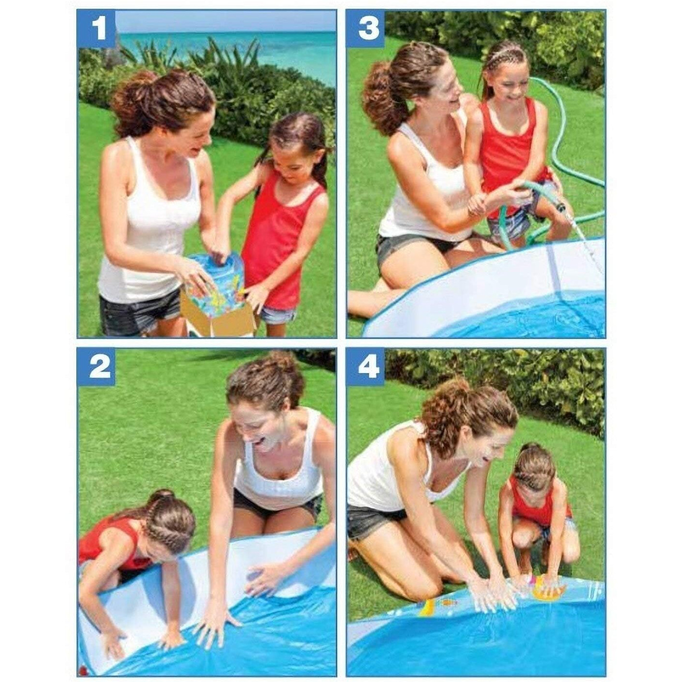 Intex John Adams 6 Ft Ocean Play Snapset Pool By (Ocean Play)