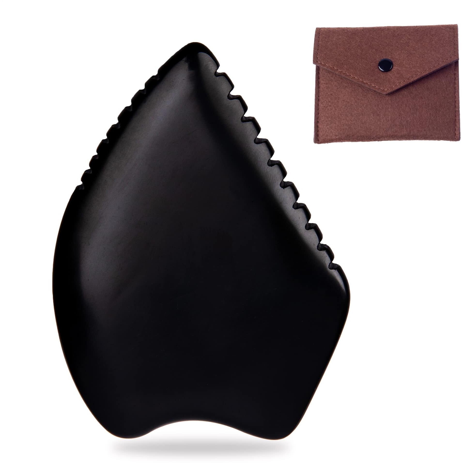 Yuanchupin Gua Sha Facial Massage Tools, Bianstone Traditional Face & Body Massage Tool, Lymphatic Drainage Face Sculpting Tool, The Newly Upgraded Unique Tooth Edge