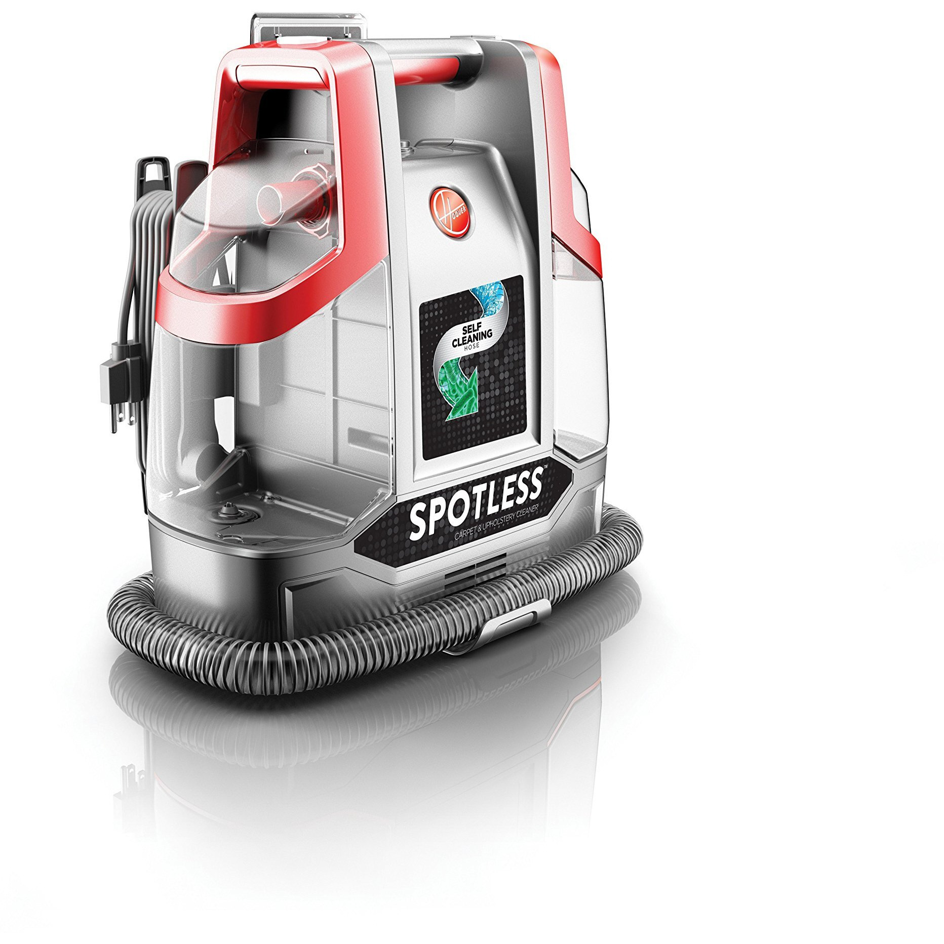 Hoover Spotless Portable Carpet & Upholstery Spot Cleaner, Fh11300Pc, Red