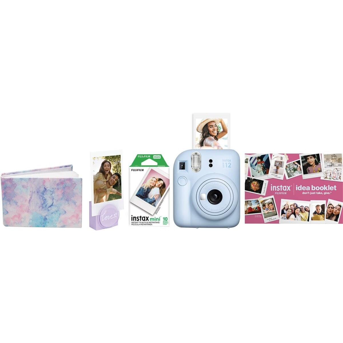 Fujifilm Instax Mini 12 Blue Holiday Bundle 2023