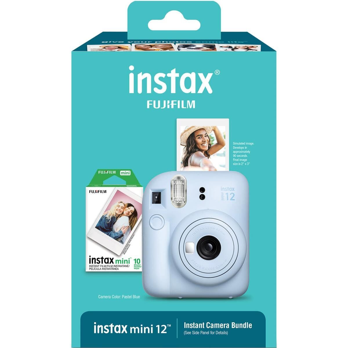 Fujifilm Instax Mini 12 Blue Holiday Bundle 2023