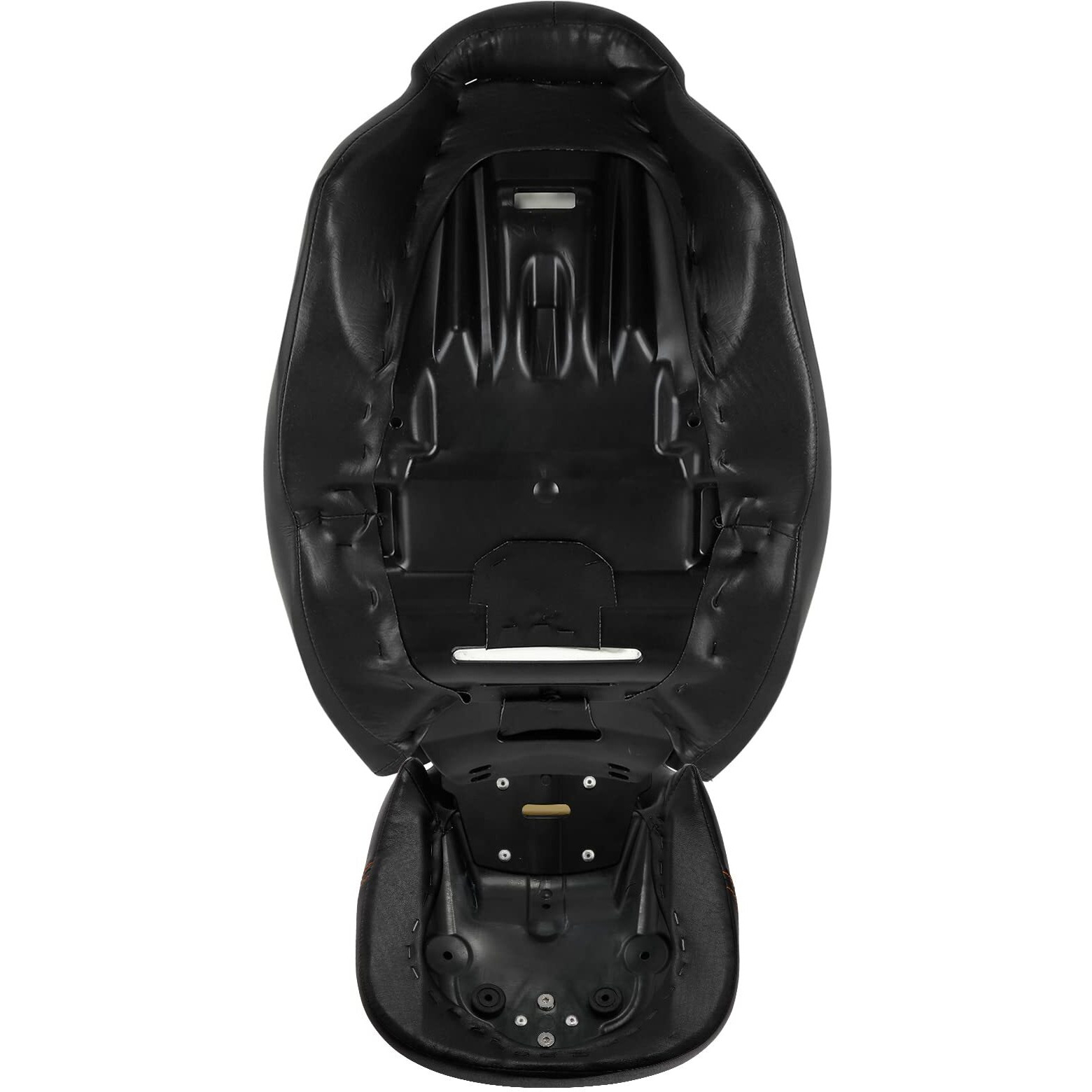 Low-Profile Driver Passenger 2-Up Seat Set Red Stitching Fit For Harley Touring Road King Flhr Street Glide Flhx 2009-Later Road Glide Fltrx Cvo Street Glide Flhxse Electra Glide Flhtcu