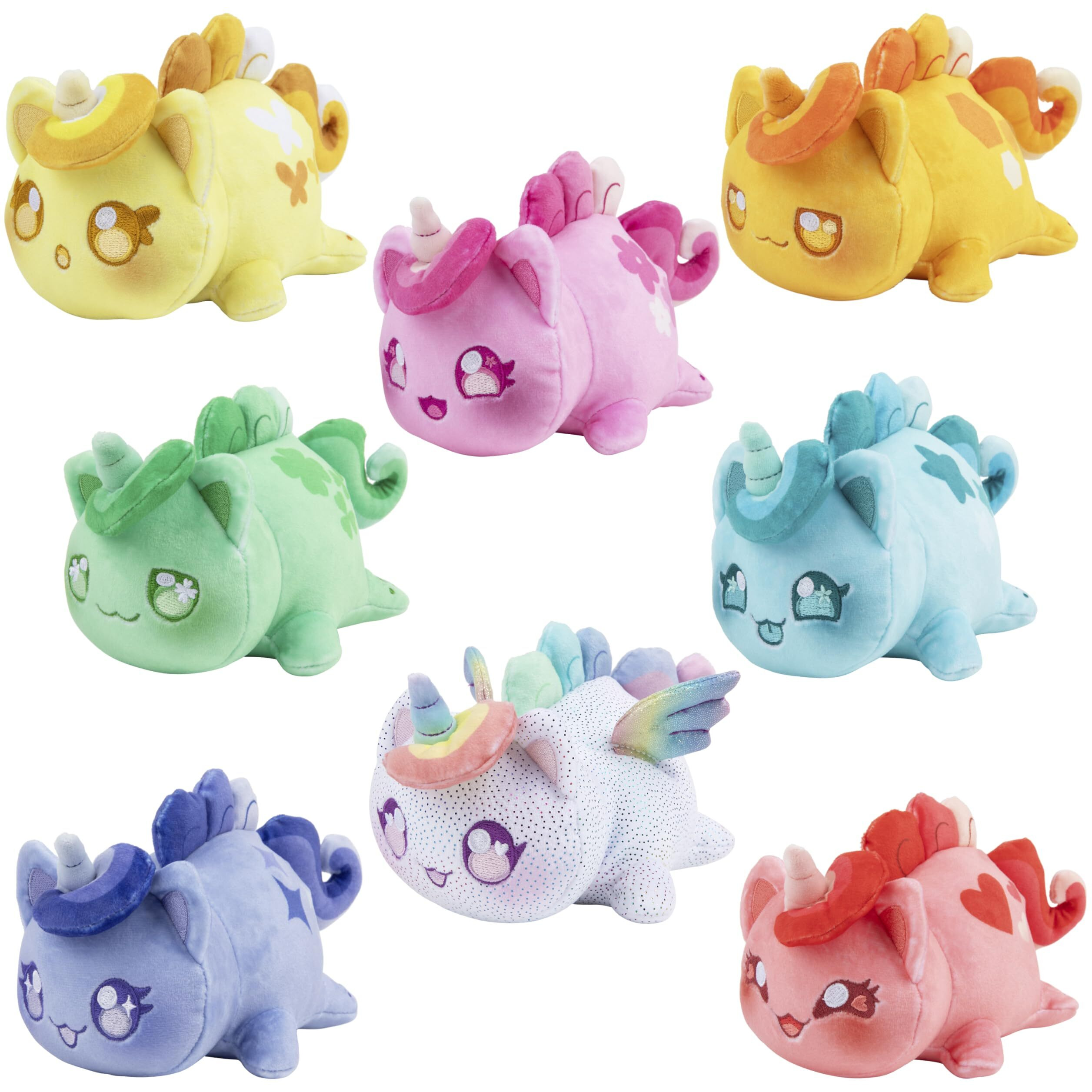 Aphmau 6 Meemeow Mystery Plush - Unicorn Collection Youtube Gaming Channel, Blind Box, 1 Of 8 Possible Unicorn Meemeows, Official Merch
