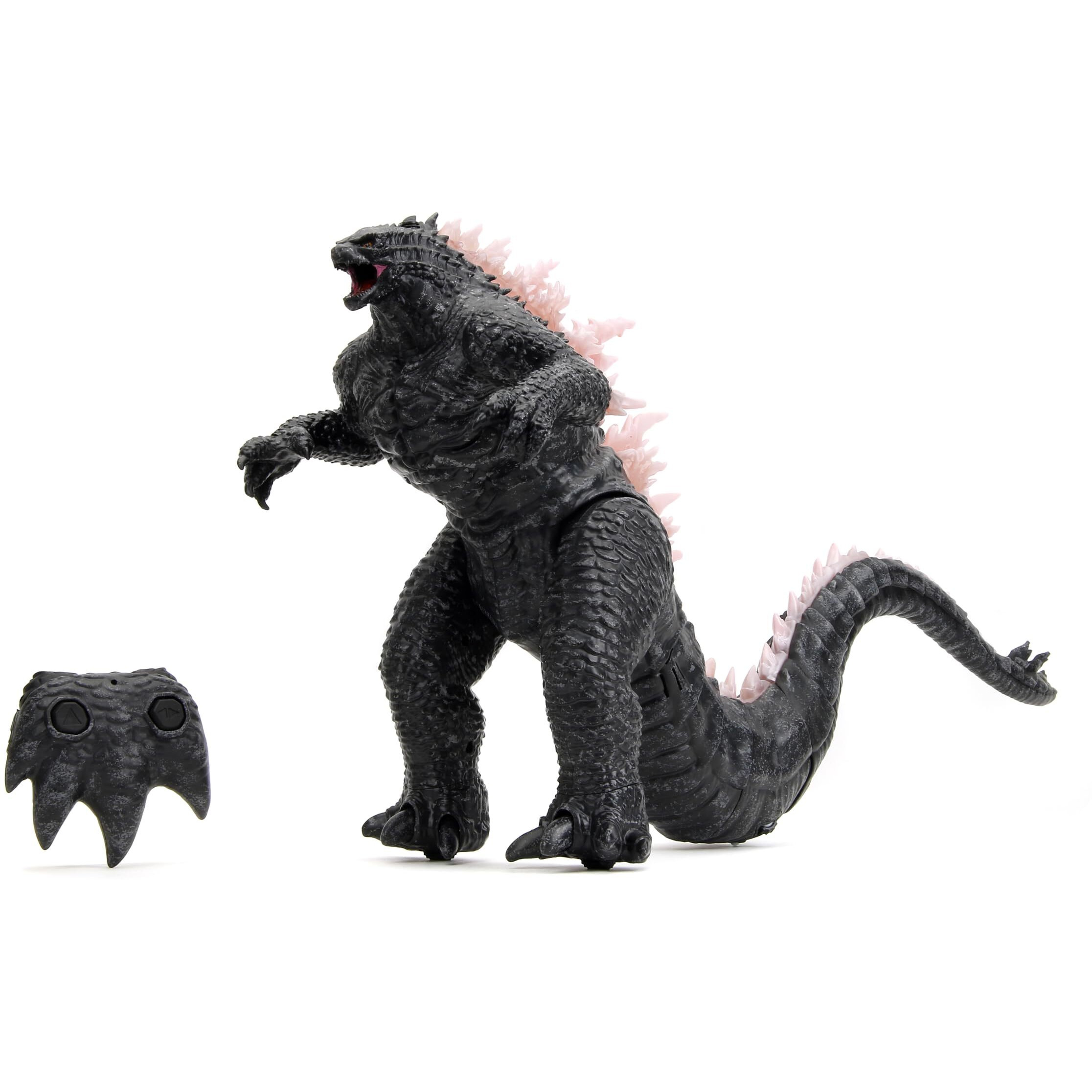 Jada Toys Godzilla X Kong Heat-Ray Breath Godzilla Remote Control Figure