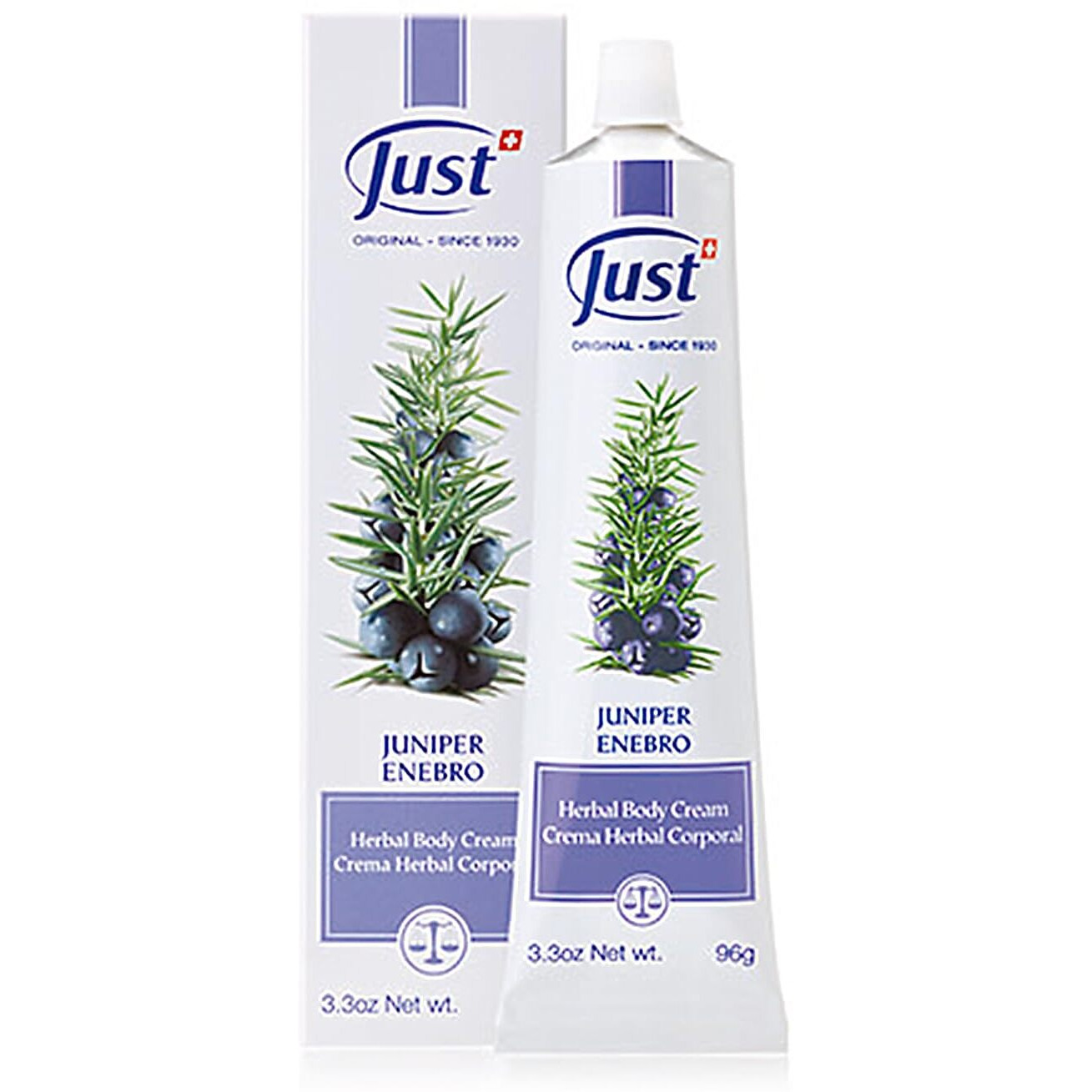 Juniper Massage Cream, 96G. Soothes Muscle & Joint Pain. Pre-Workout & Post-Work Out Body Cream. Herbal Body Cream For Elderly People By Swiss Just.