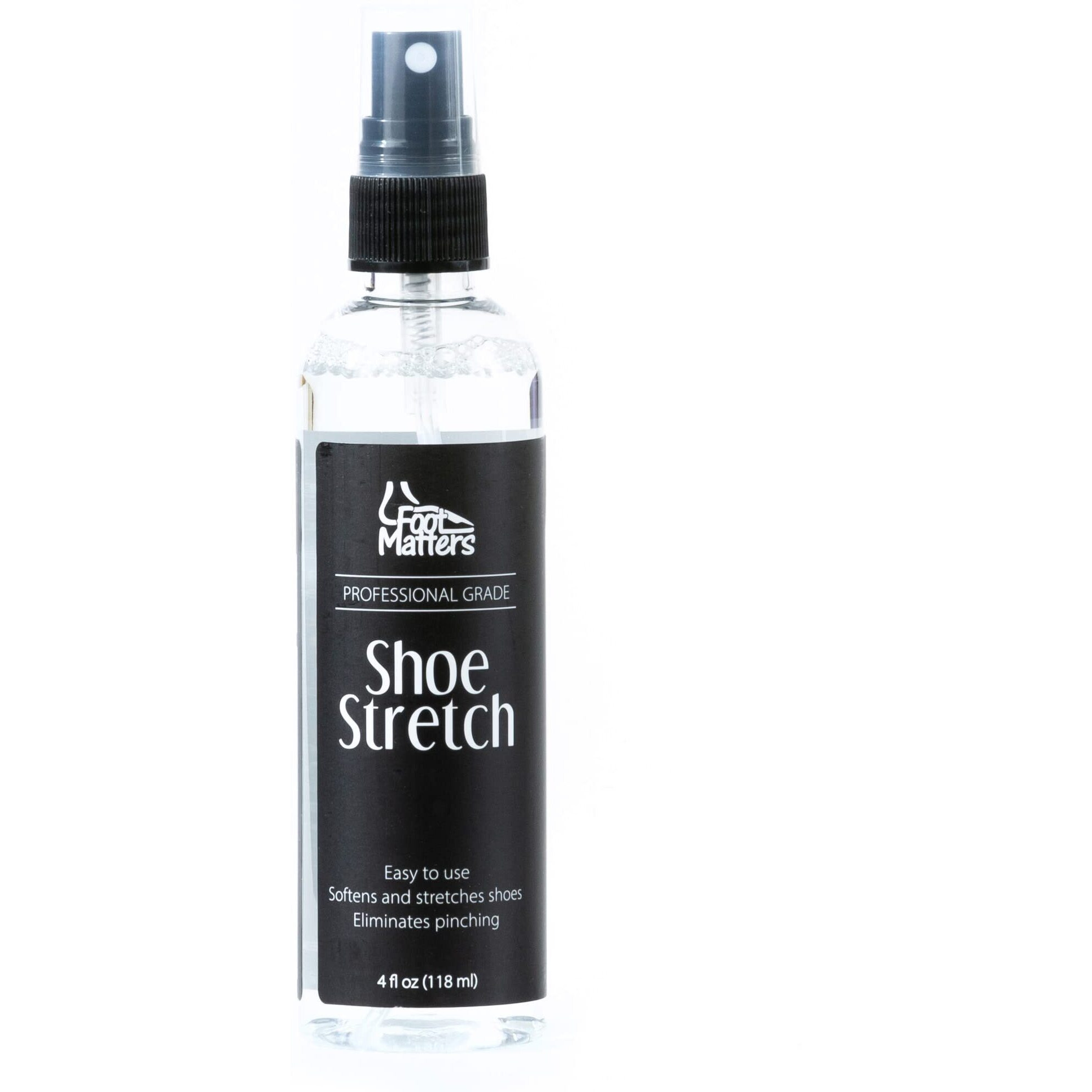 Footmatters Professional Boot & Shoe Stretch Spray - Softener For Leather, Suede, Nubuck, Canvas - 4 Oz