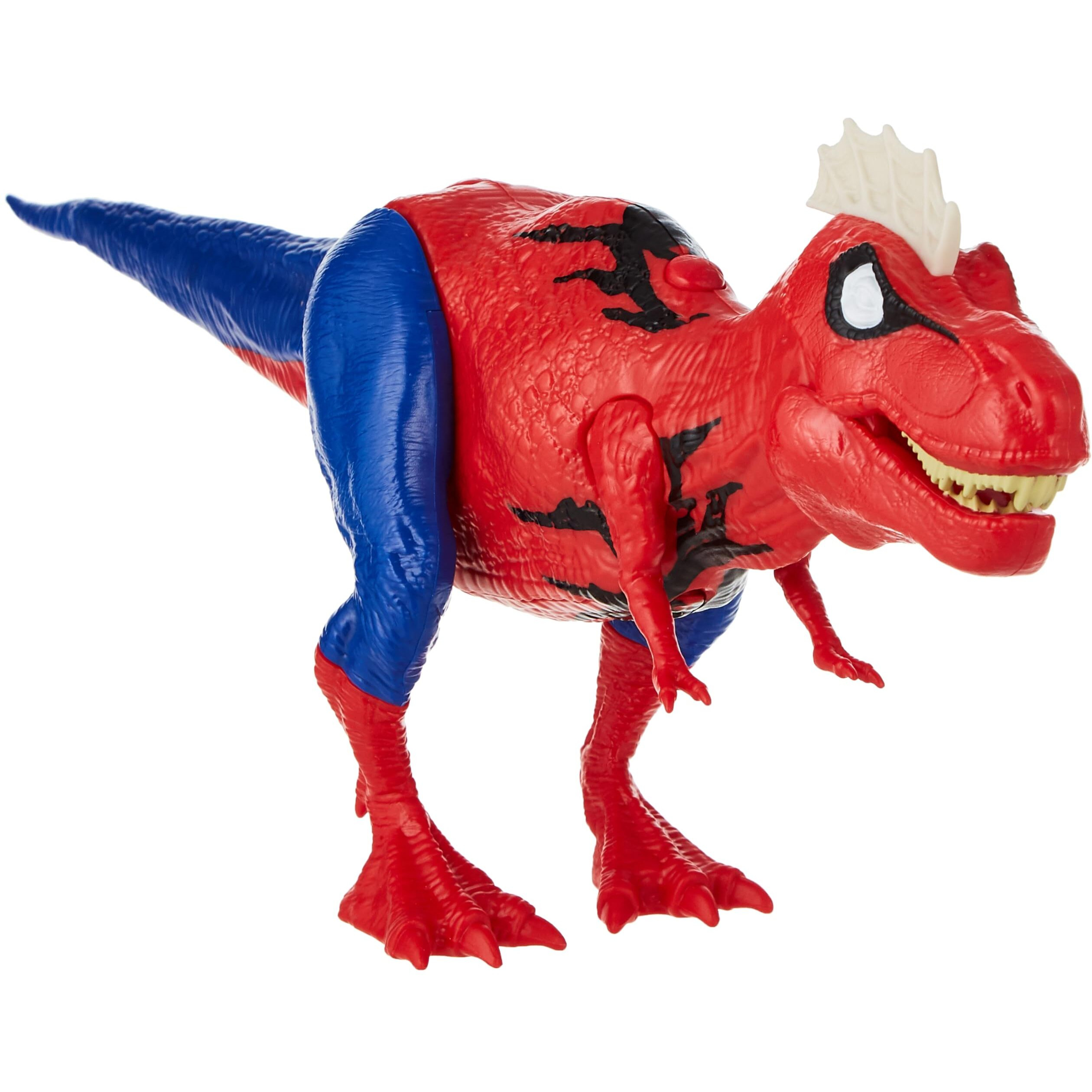 Spider-Man Marvel Web Chompin' Spider-Rex 16-Inch Action Figure With Sounds And Dino Blast Action, Superhero Toys For Kids Ages 4 And Up